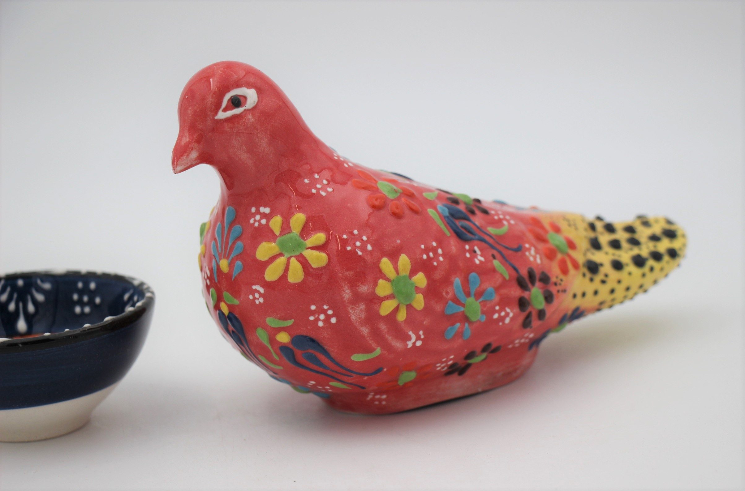 Ceramic Pigeon Colourful 3