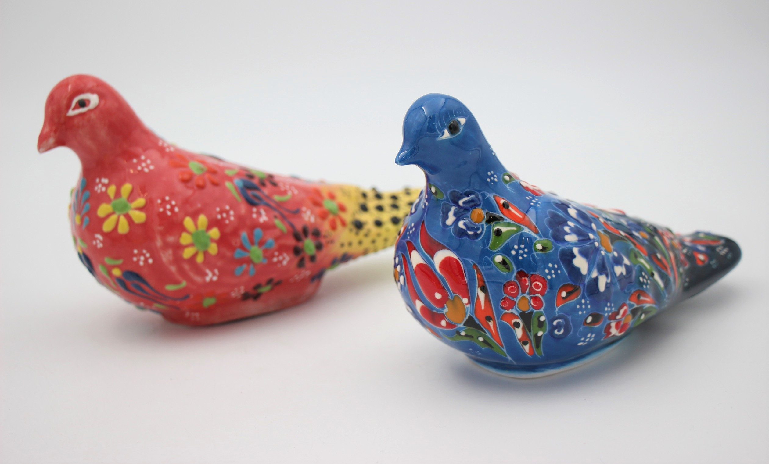 Ceramic Pigeon Colourful all