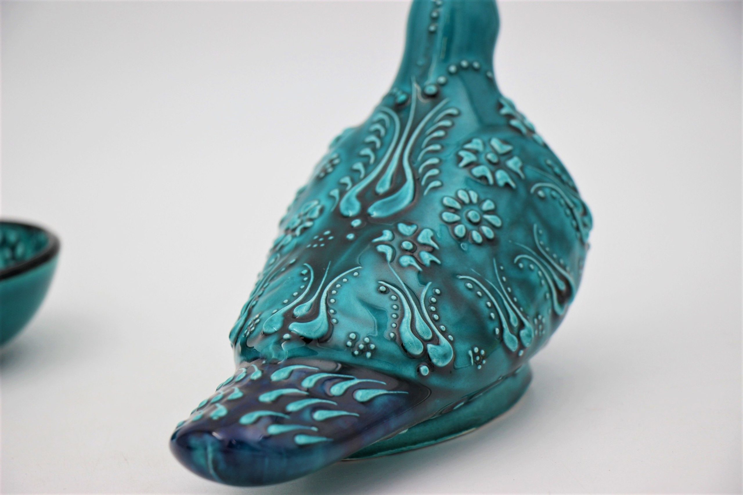 Ceramic Pigeon Turquoise 3