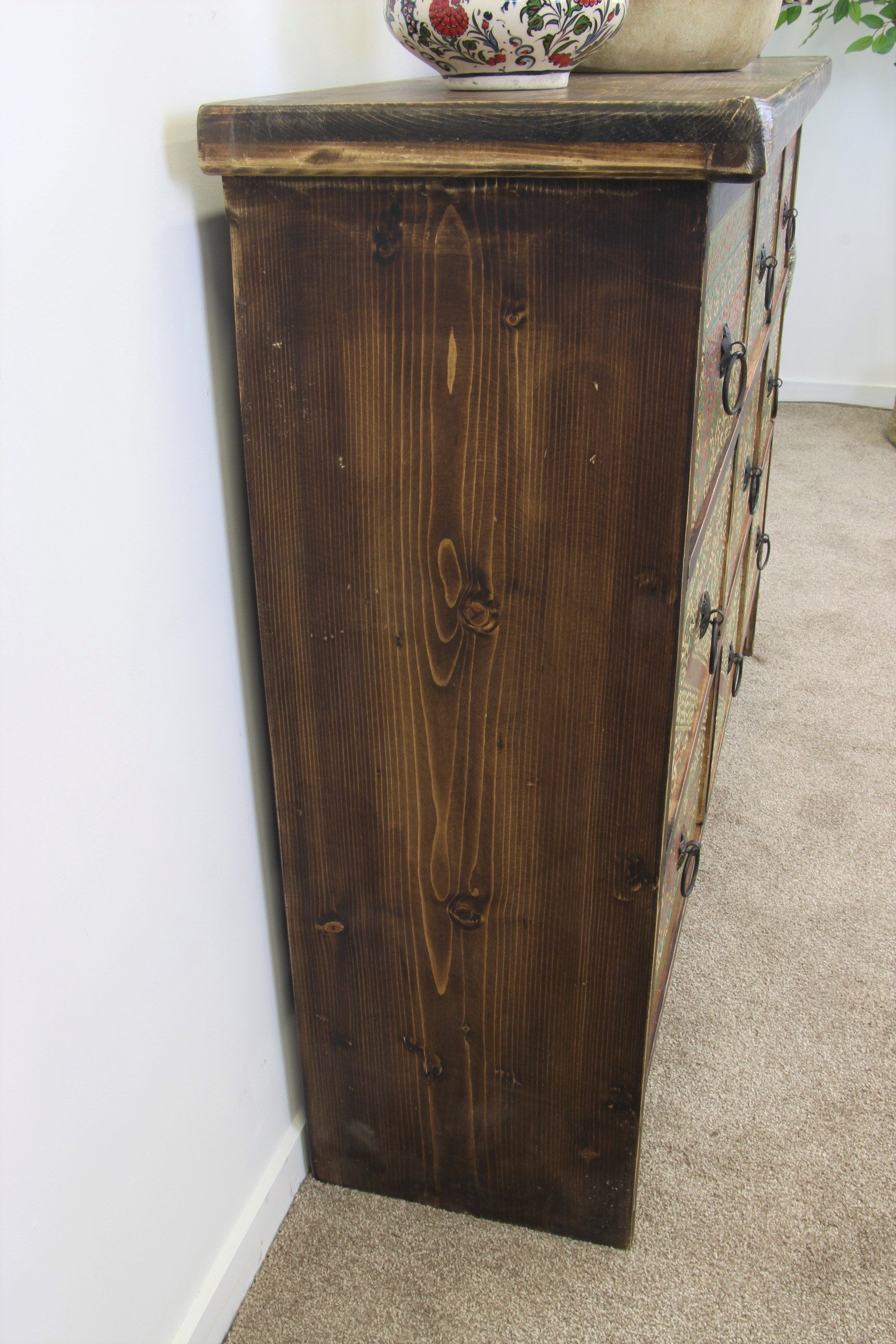 Colourful Hand Painted 9 Drawer Unit 1 6