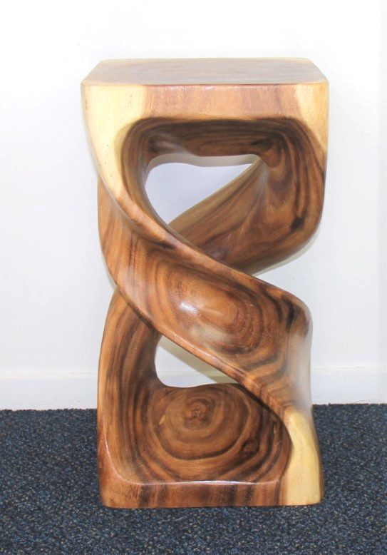 Double Twist V1 Stool 50cm Natural 2
