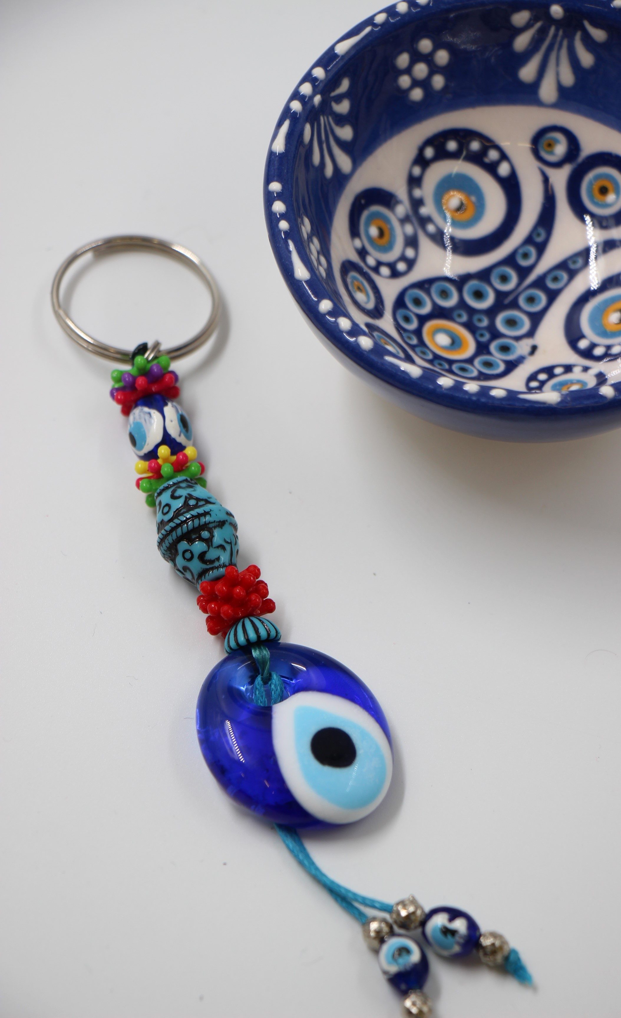 Evil Eye BagTag Key Ring 11 b