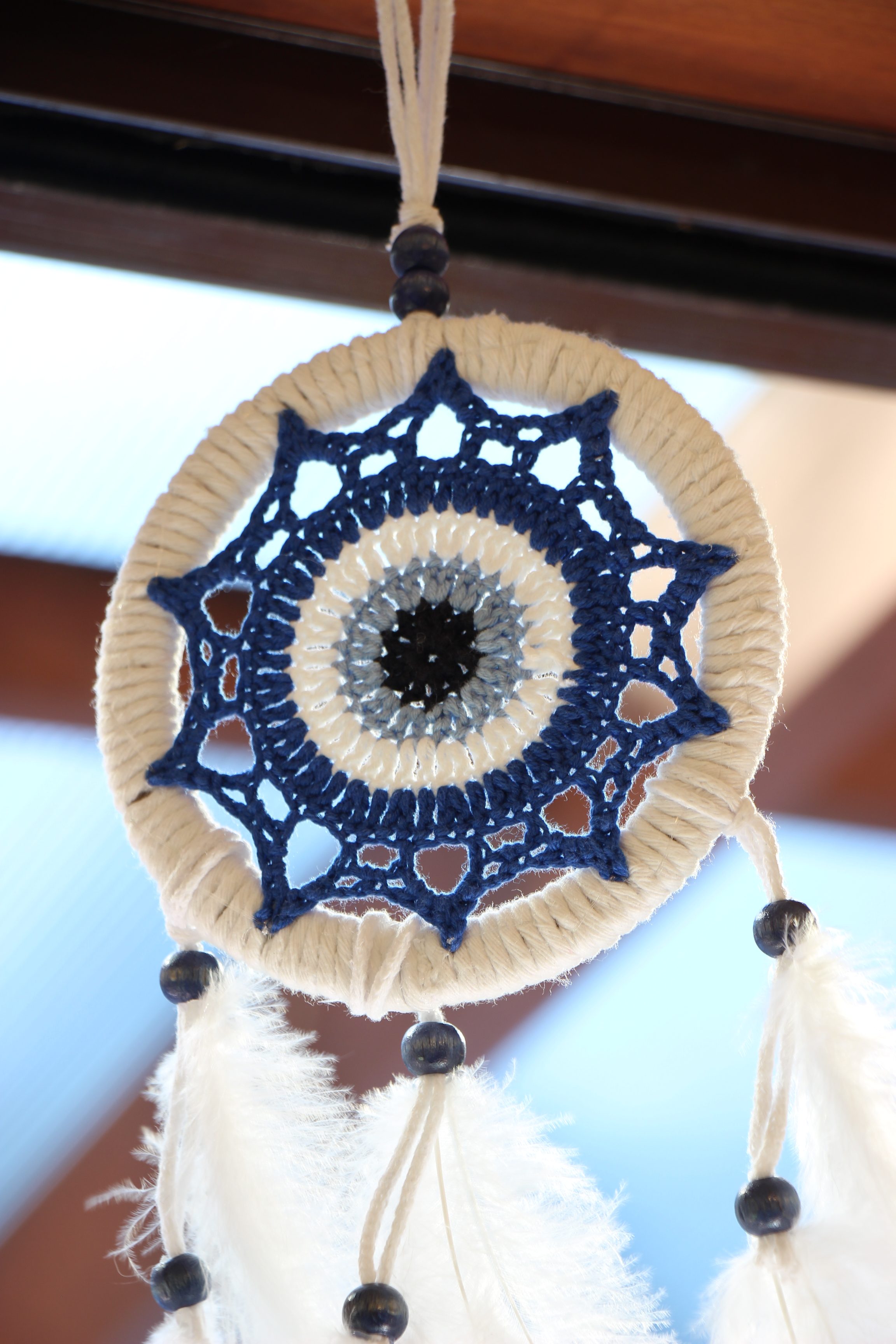 Evil Eye Dream Catcher 12cm Evil Eye blue 1