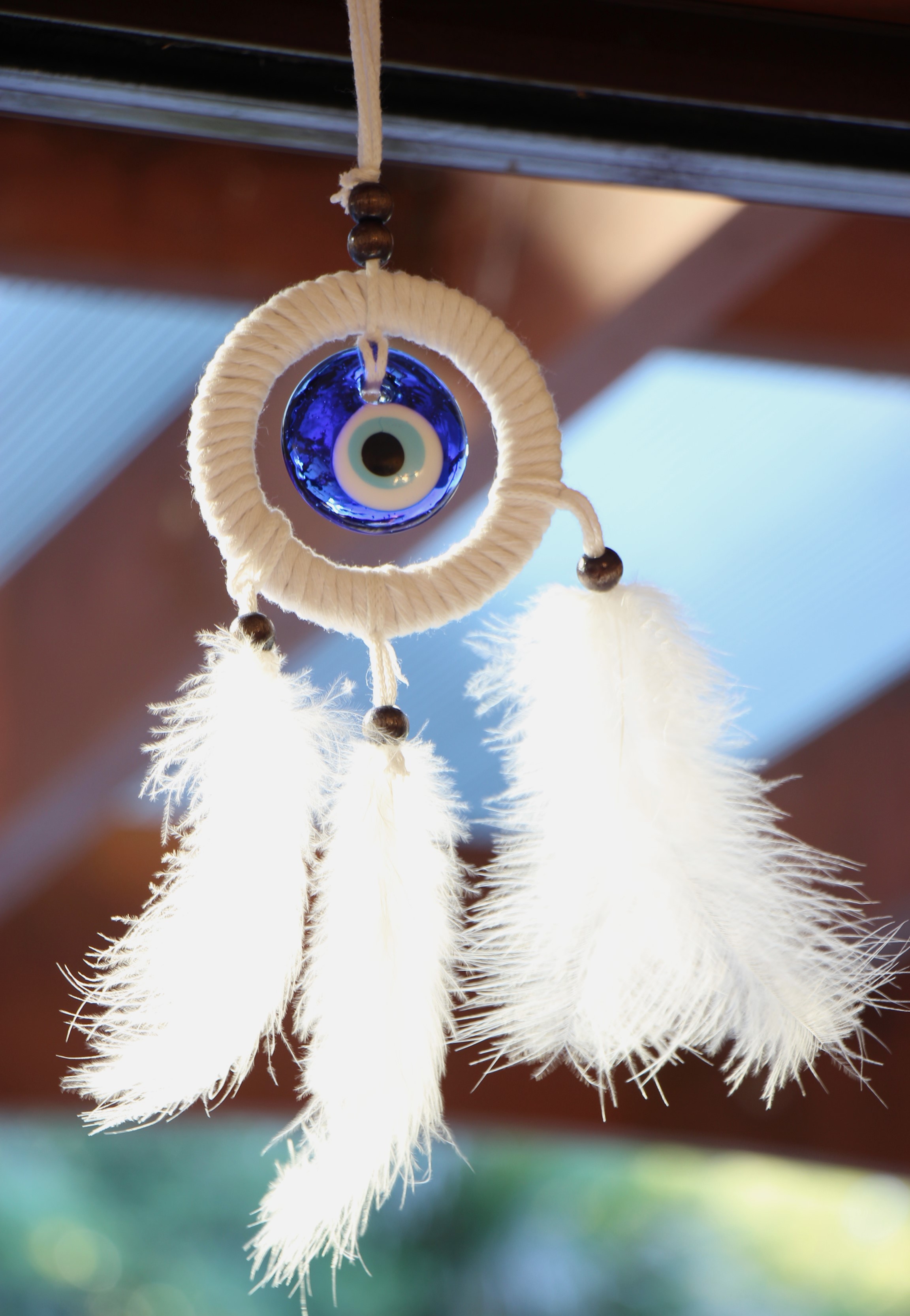 Evil Eye Dream Catcher Small With Glass Evil Eye