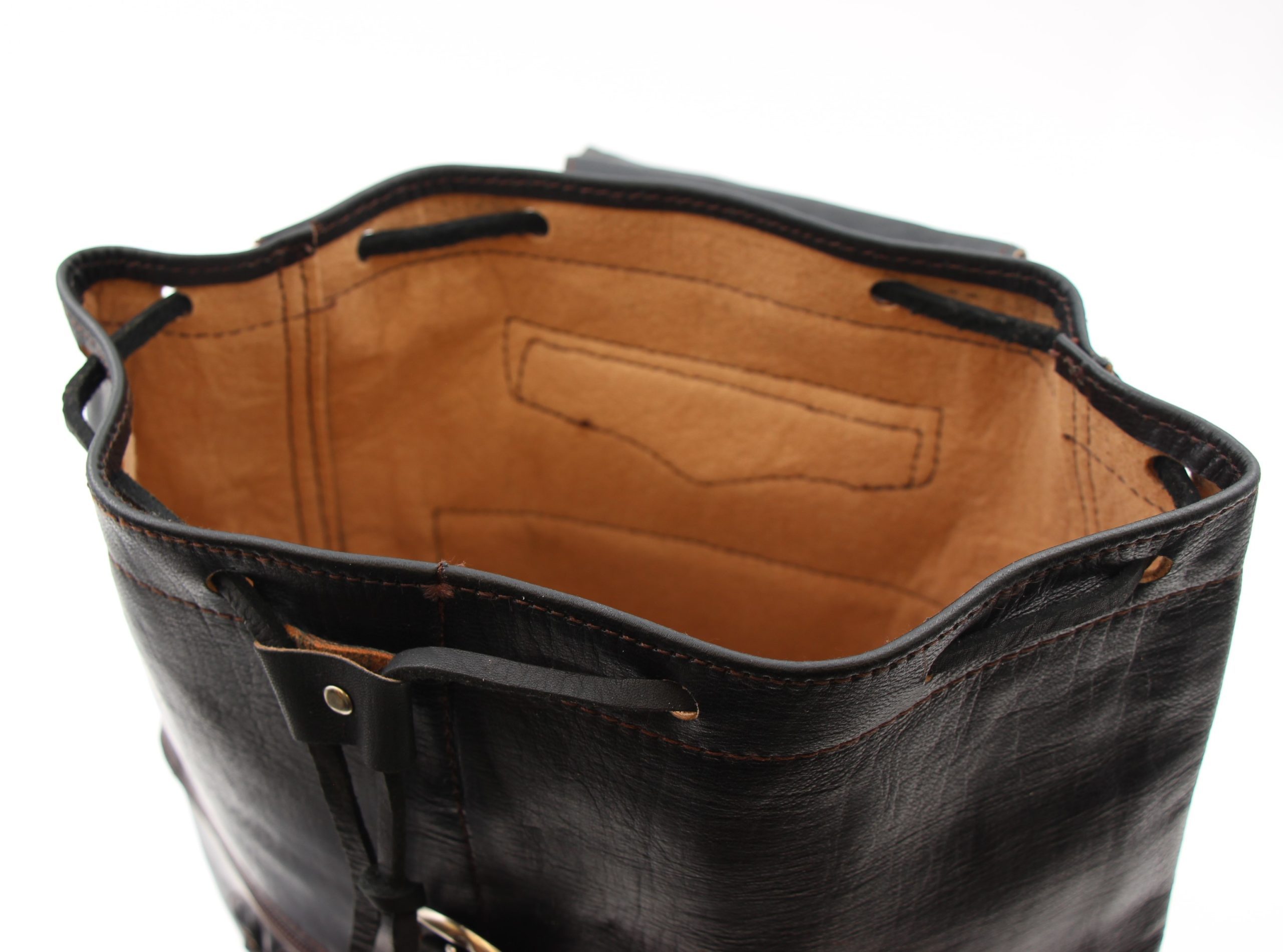 Genuine Moroccan Leather Back Pack - all 2