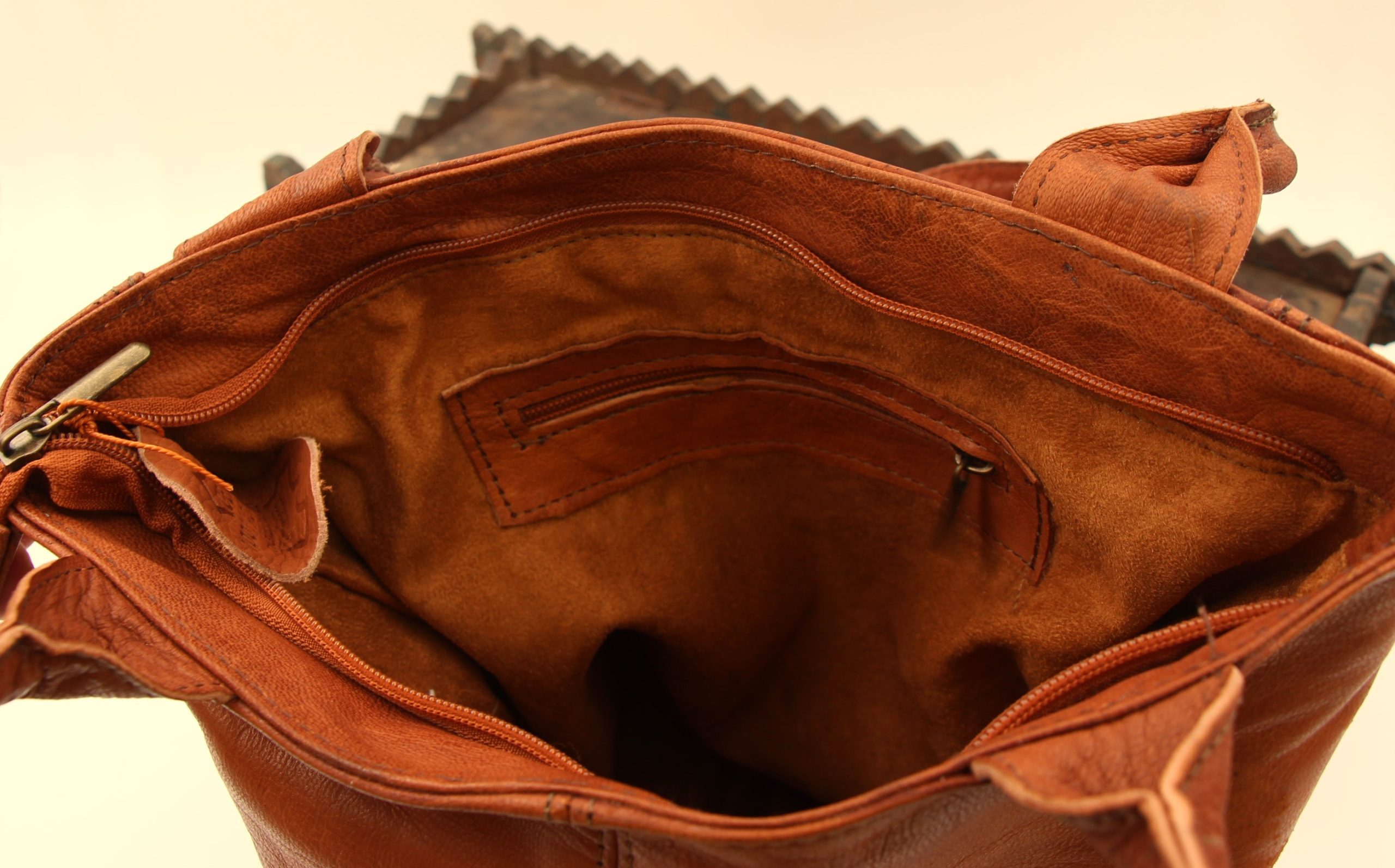 Genuine Moroccan Leather & Kilim Large Handbag