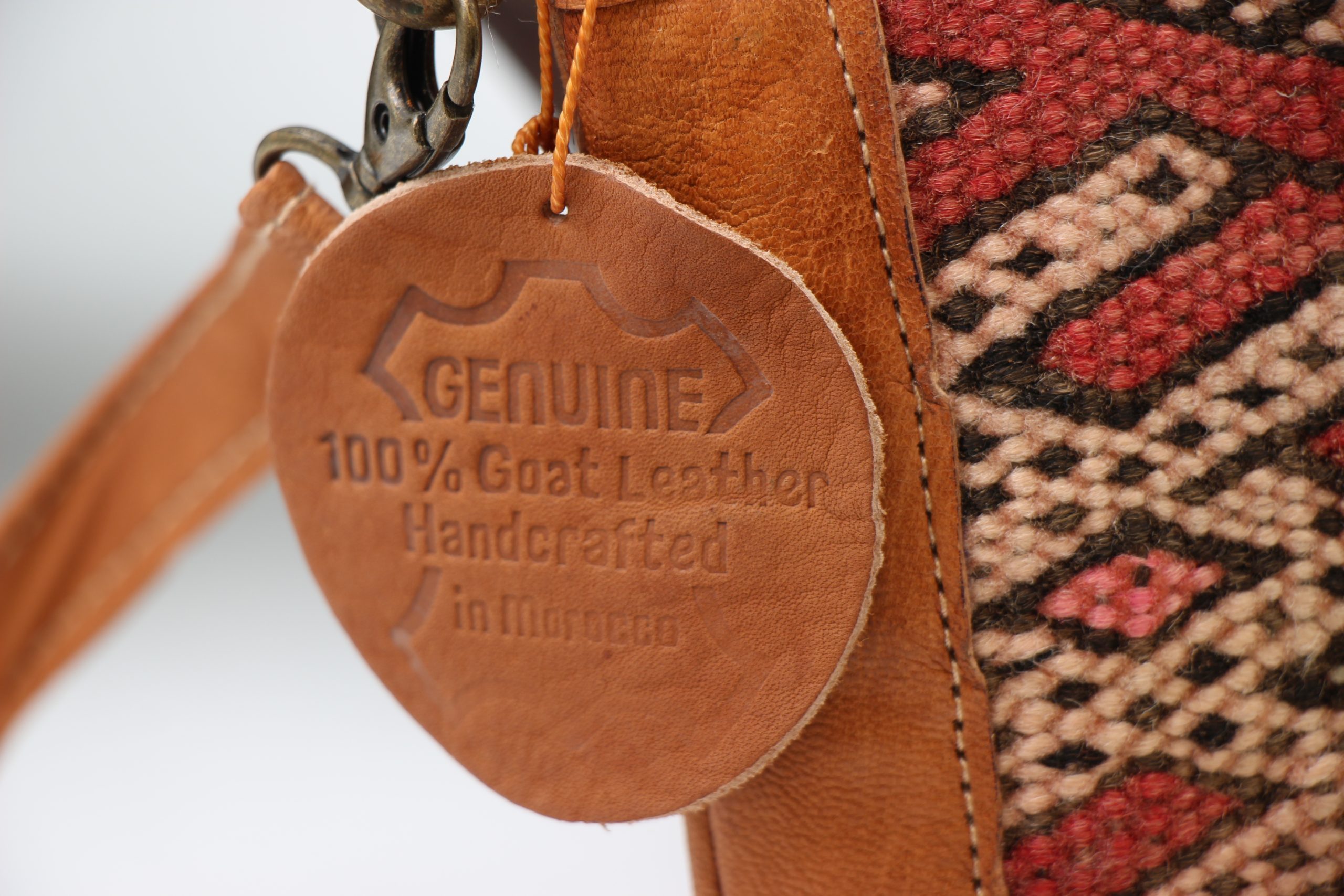 Genuine Moroccan Leather Shoulder Purse 2