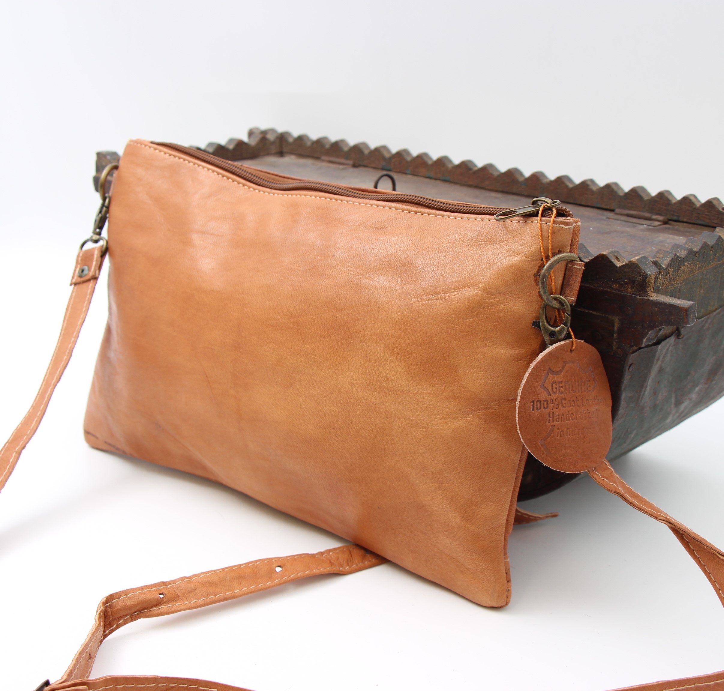 Genuine Moroccan Leather Shoulder Purse 4