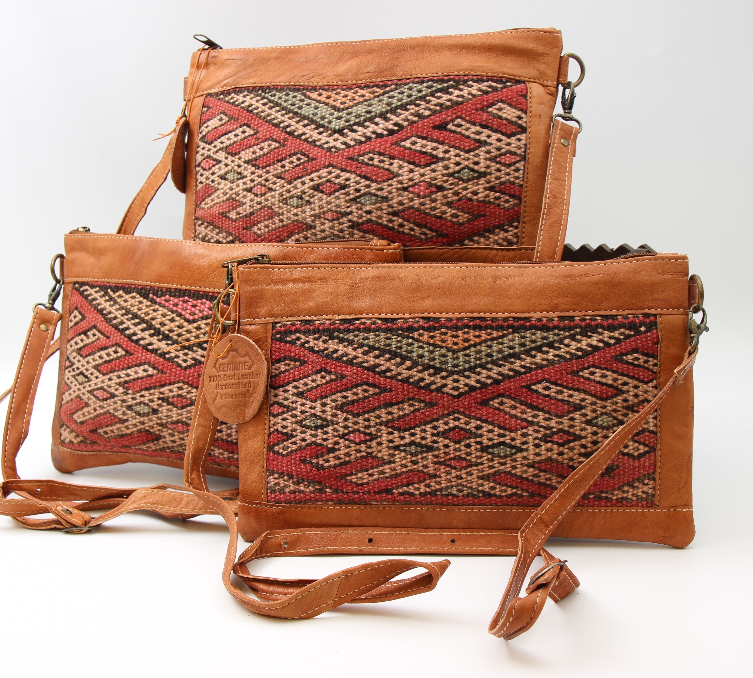 Genuine Moroccan Leather Shoulder Purse