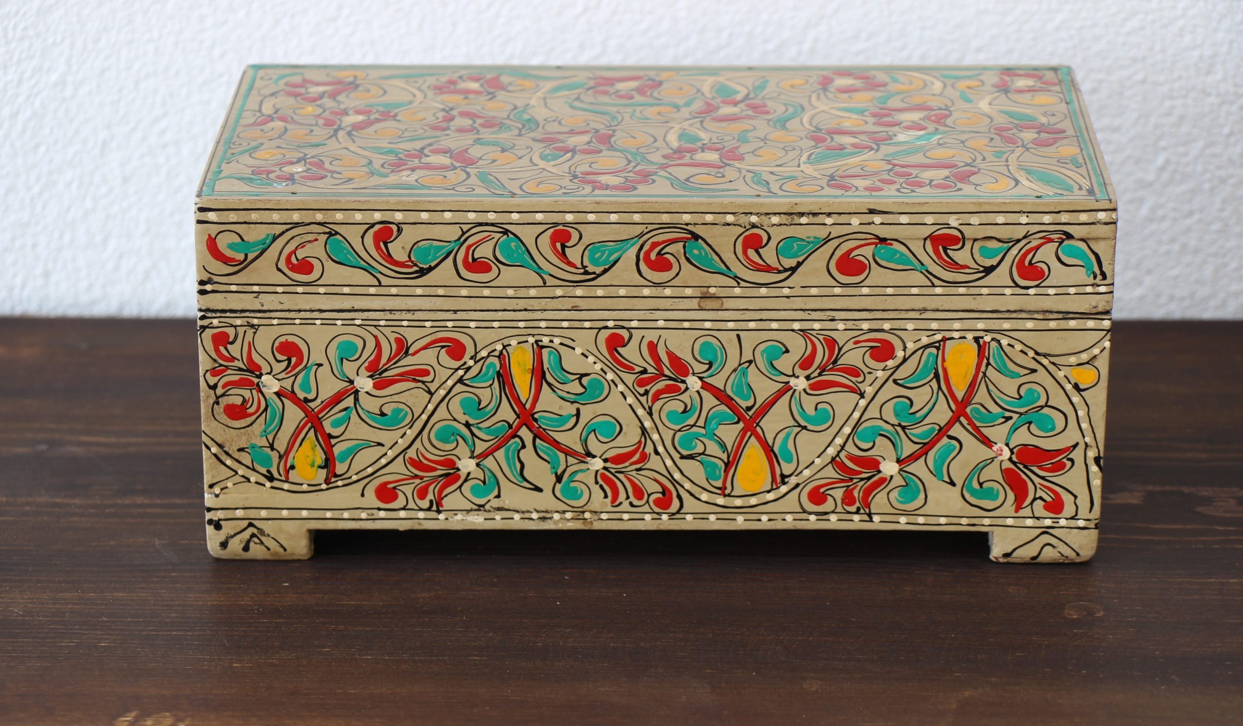 Hand Painted Trinket Boxes (4)