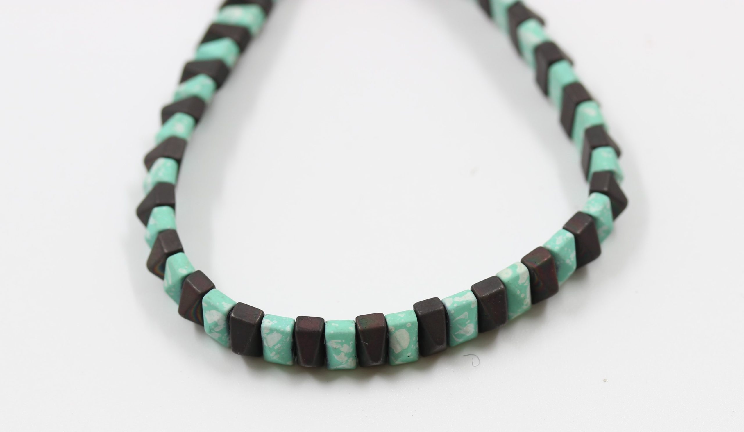 Hematite Gem Stone Bracelet With Drawstring 2a