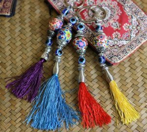Turkish Evil Eye Key Rings/Bag Tags