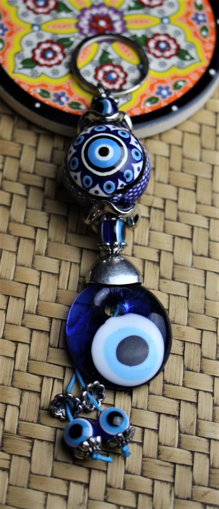 Lucky Eye Bag Tag Key Ring 17 3