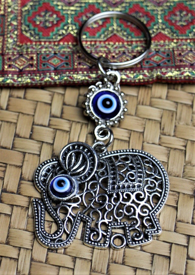 Lucky Eye Bag Tag Key Ring 79 Elephant