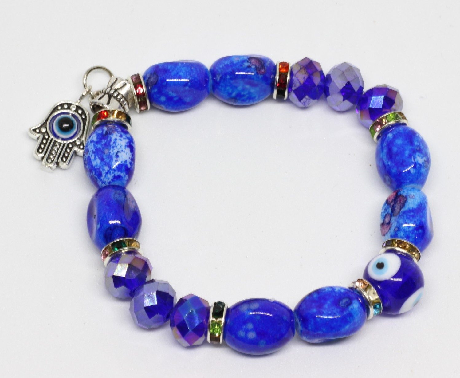 Lucky Eye Bracelet 43 blue (2)