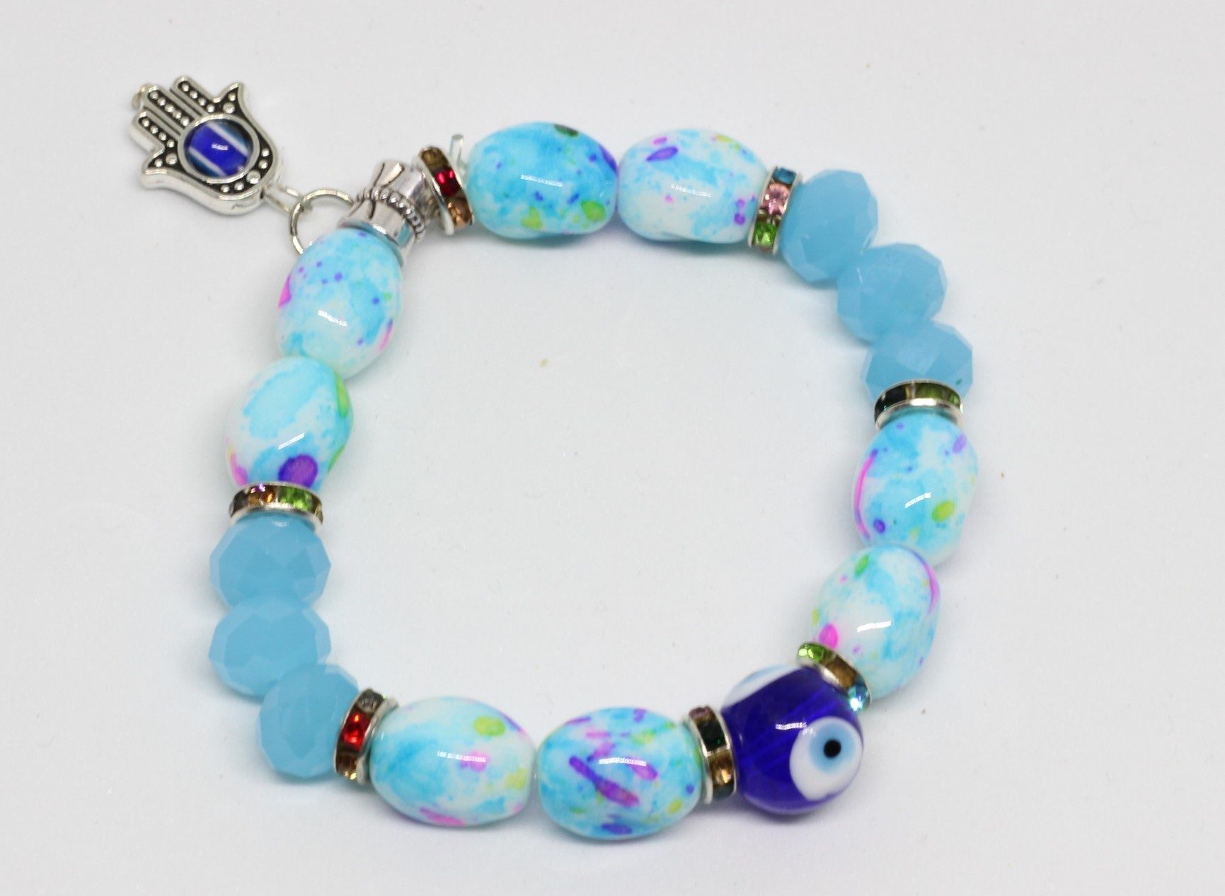 Lucky Eye Bracelet 43 light Blue