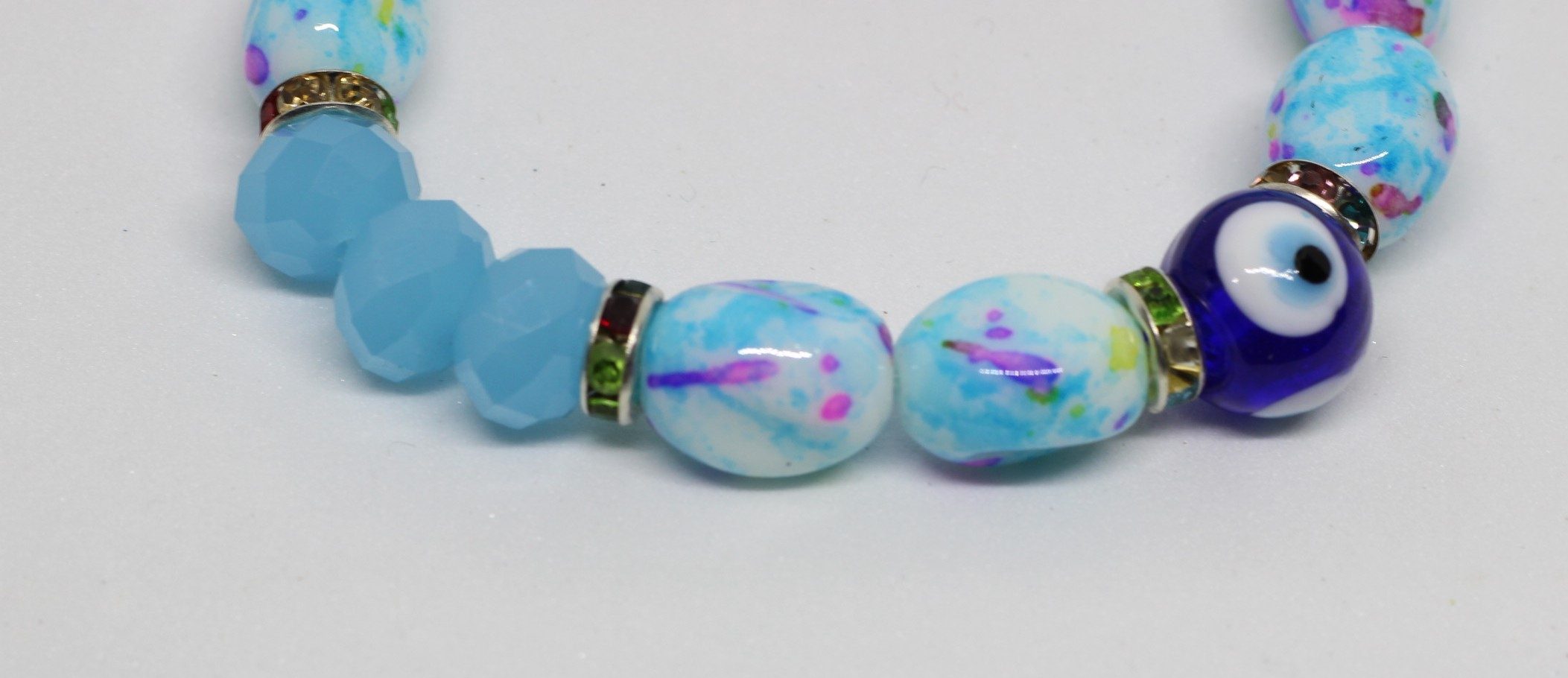 Lucky Eye Bracelet 43 light Blue 2