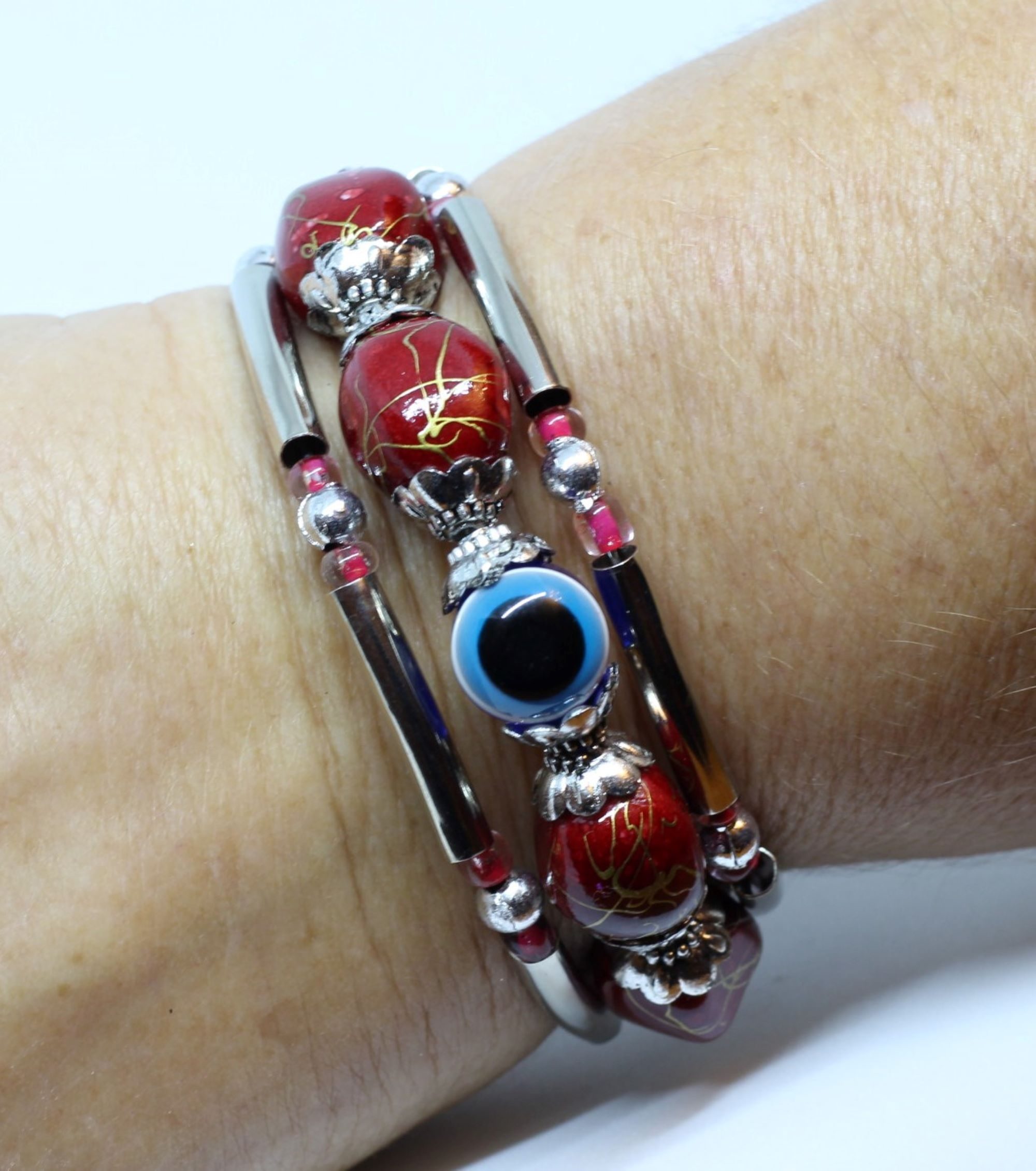 Lucky Eye Bracelet 44 red