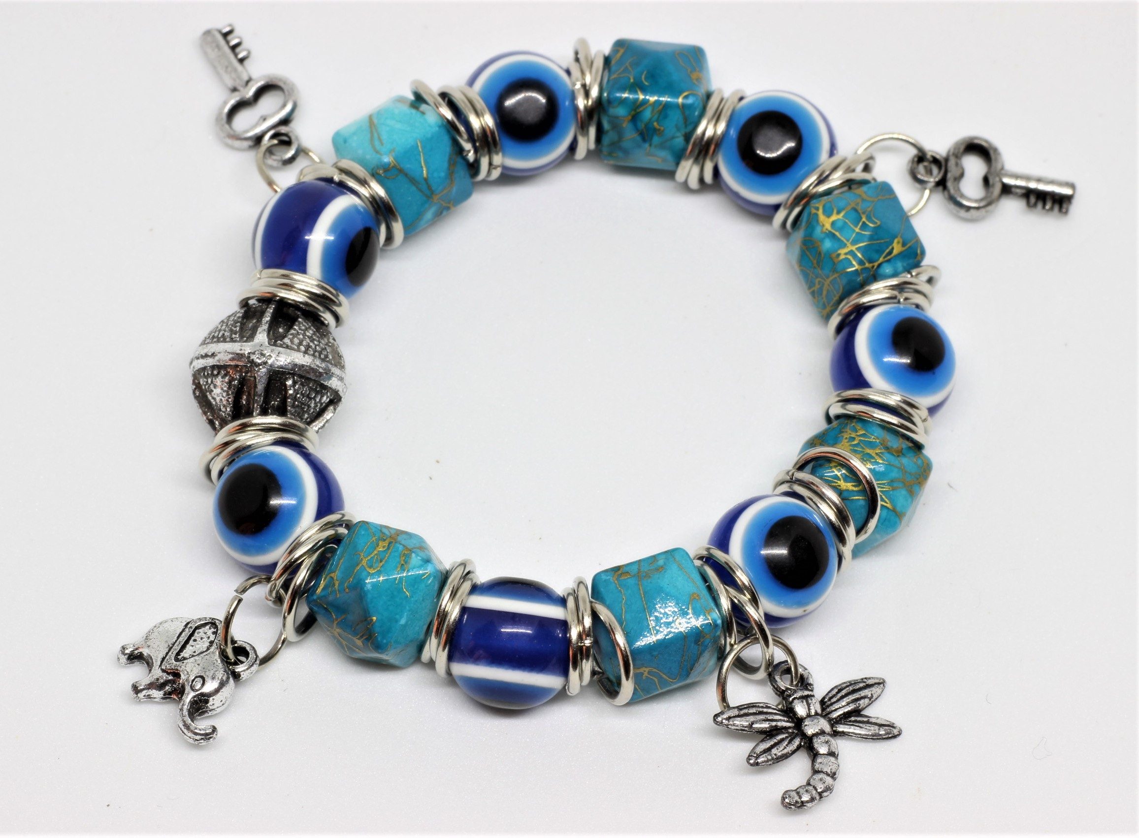 Lucky Eye Bracelet 46 teal