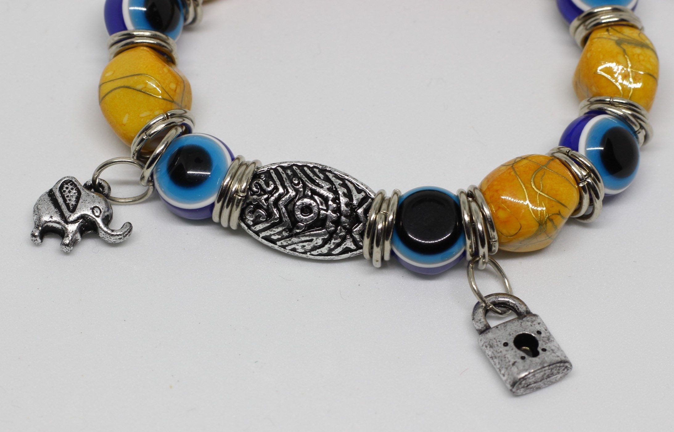 Lucky Eye Bracelet 46 yellow 2