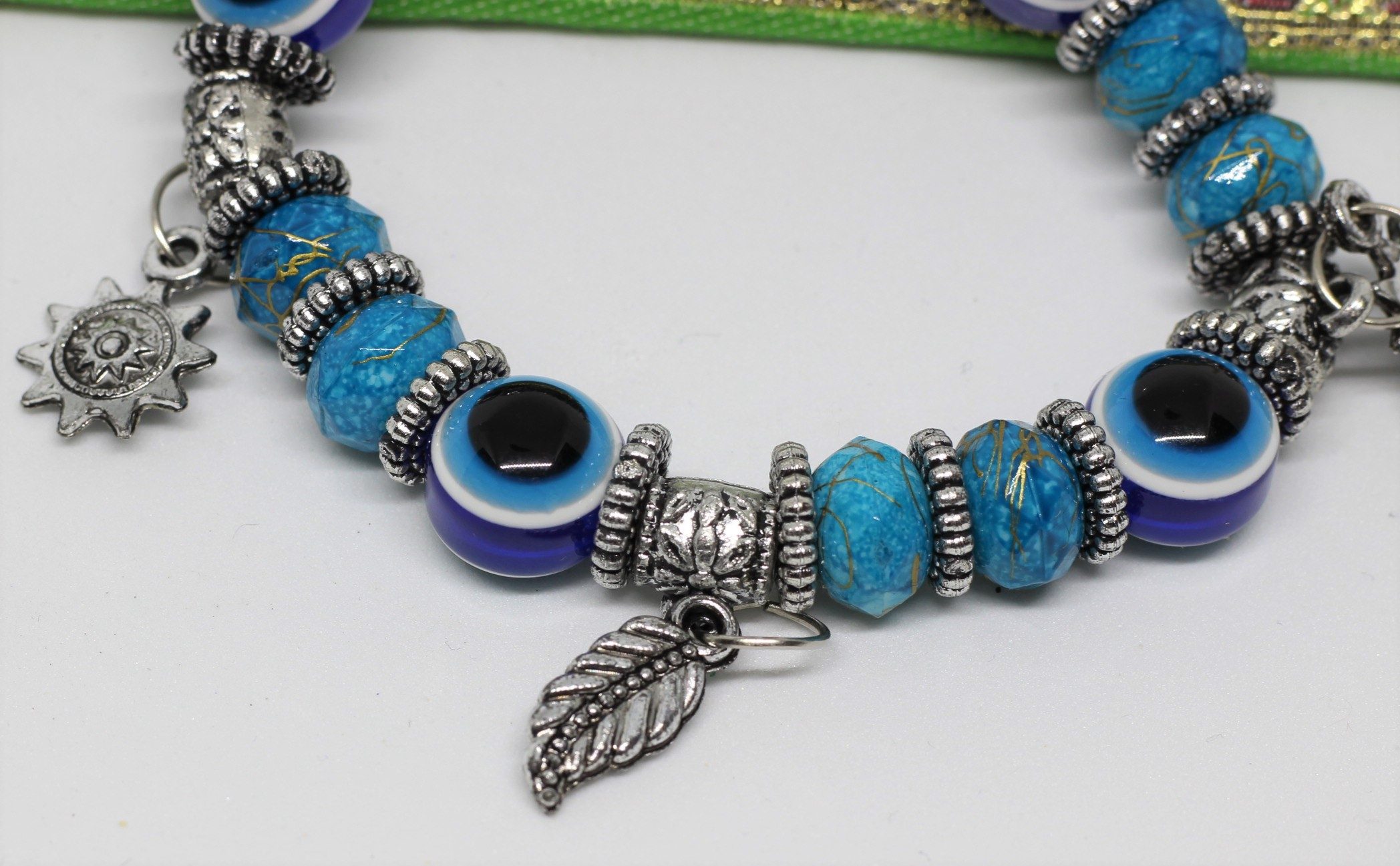 Lucky Eye Bracelet 47 teal 2