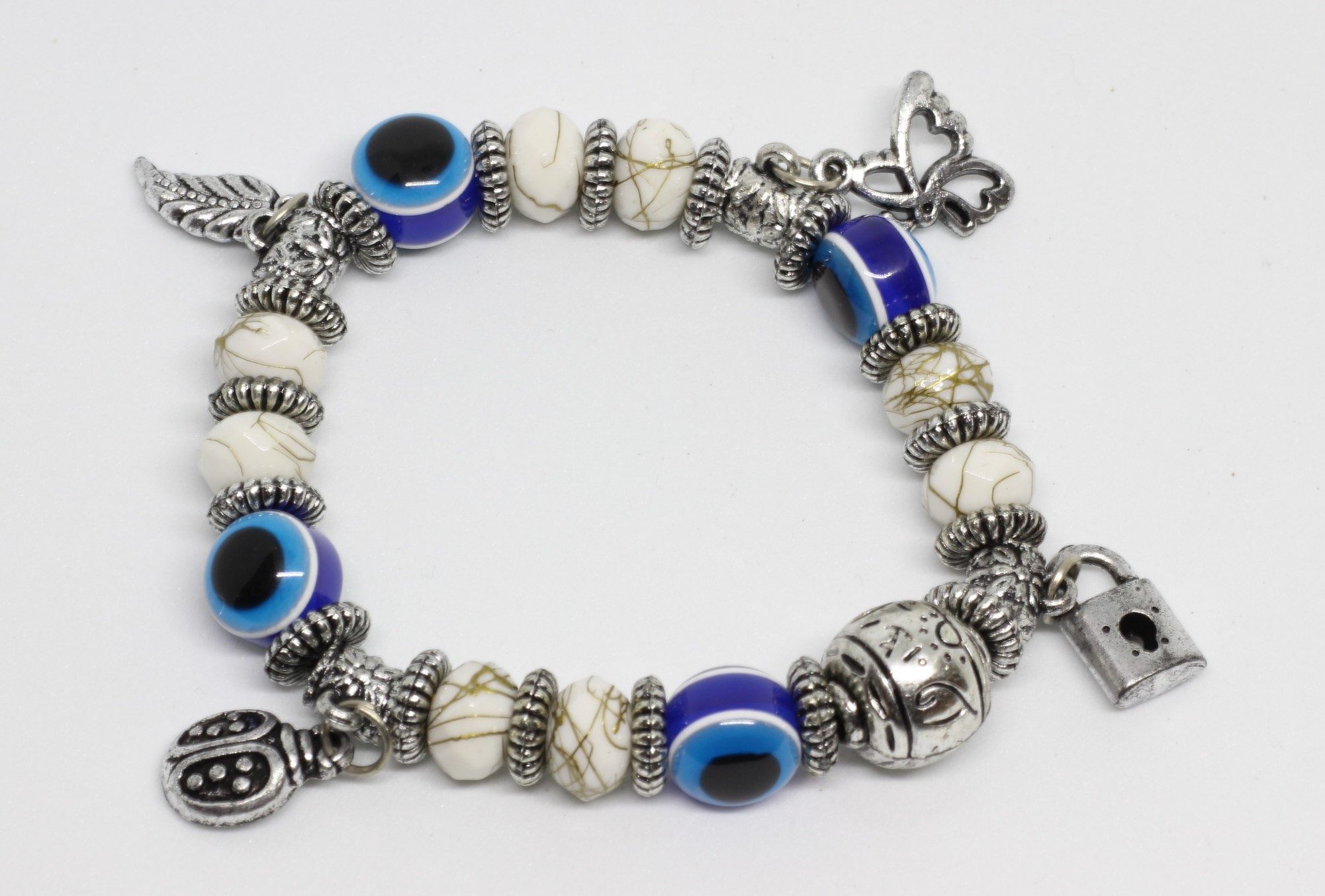 Lucky Eye Bracelet 47 white