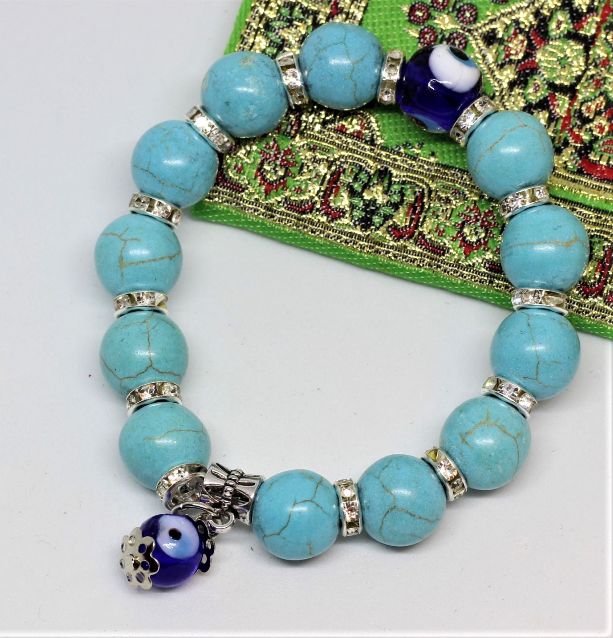 Lucky Eye Bracelet 49 teal