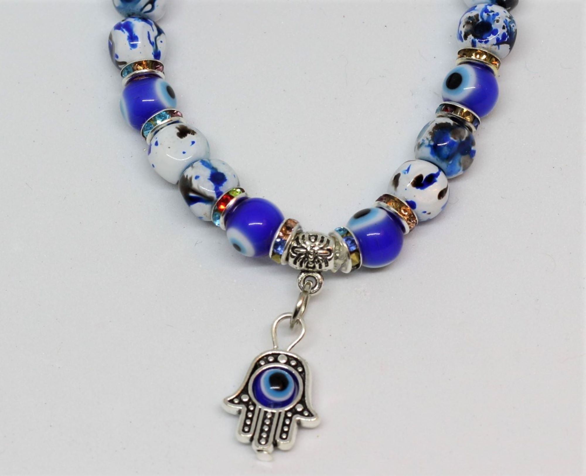 Lucky Eye Bracelet 52 whiteblue