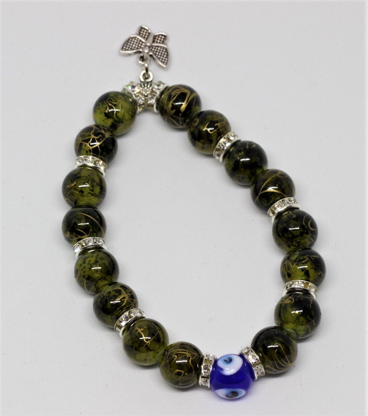 Lucky Eye Bracelet 57 black green 2