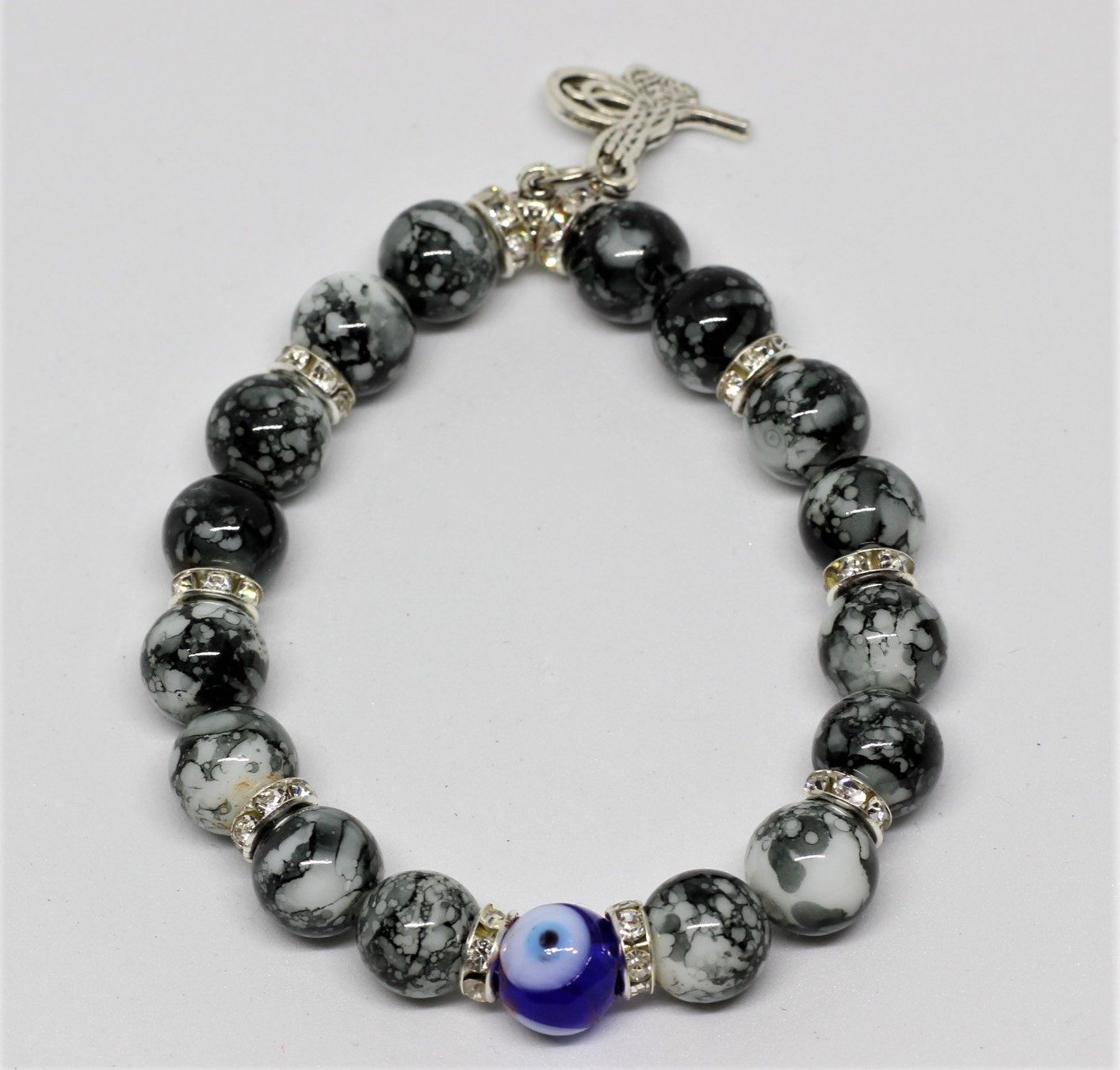 Lucky Eye Bracelet 57 black white 2