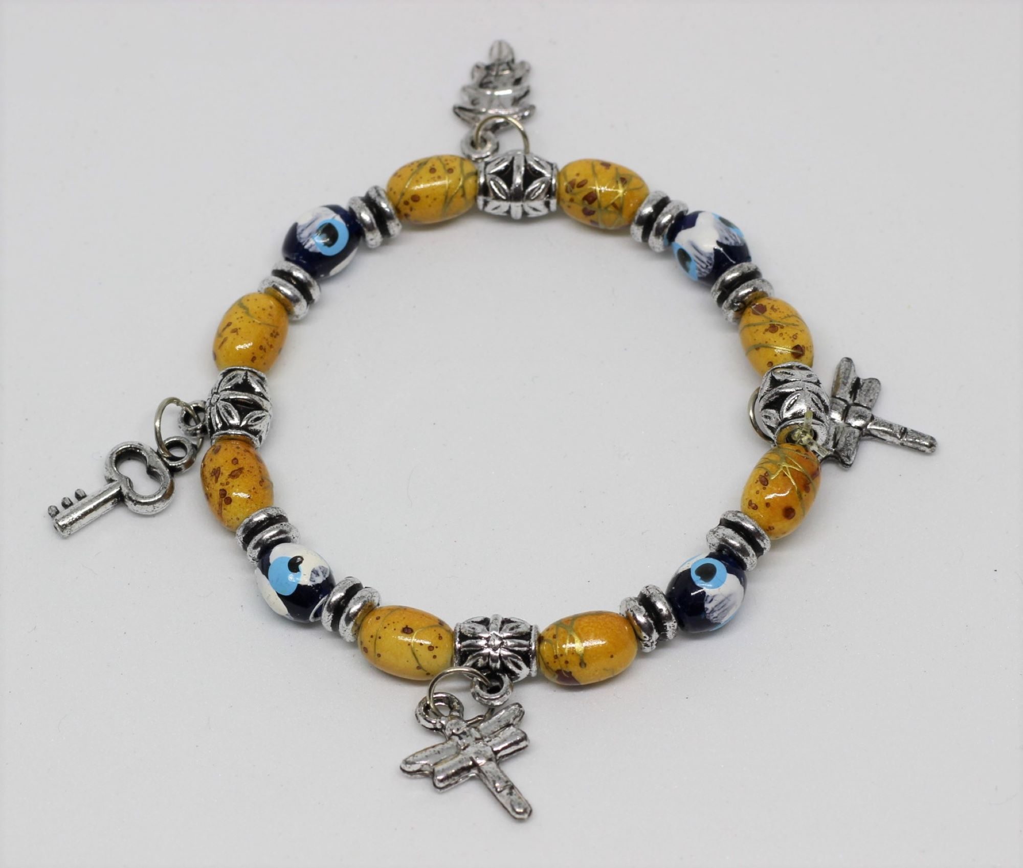 Lucky Eye Bracelet 58 mustard 2