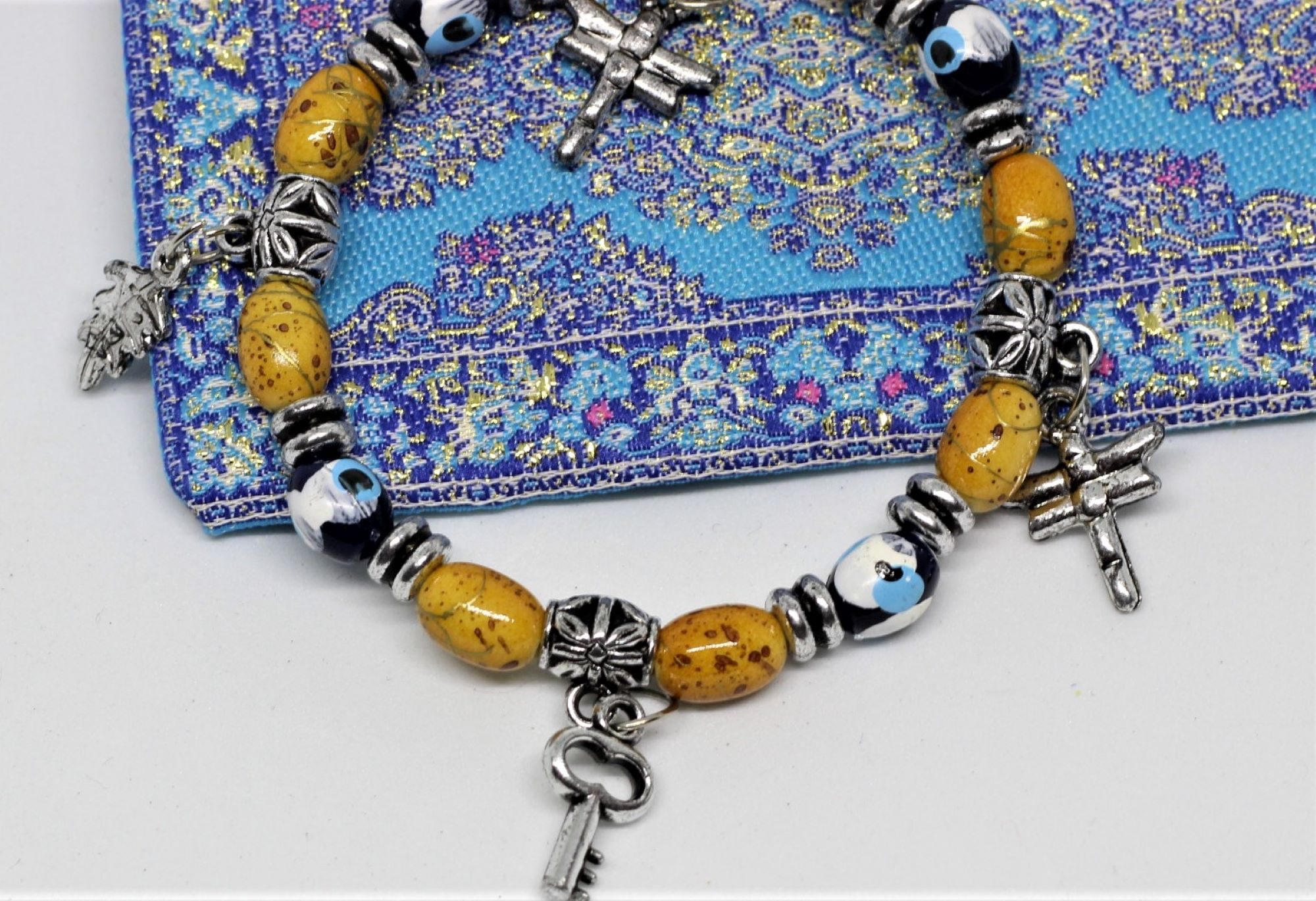 Lucky Eye Bracelet 58 mustard 3