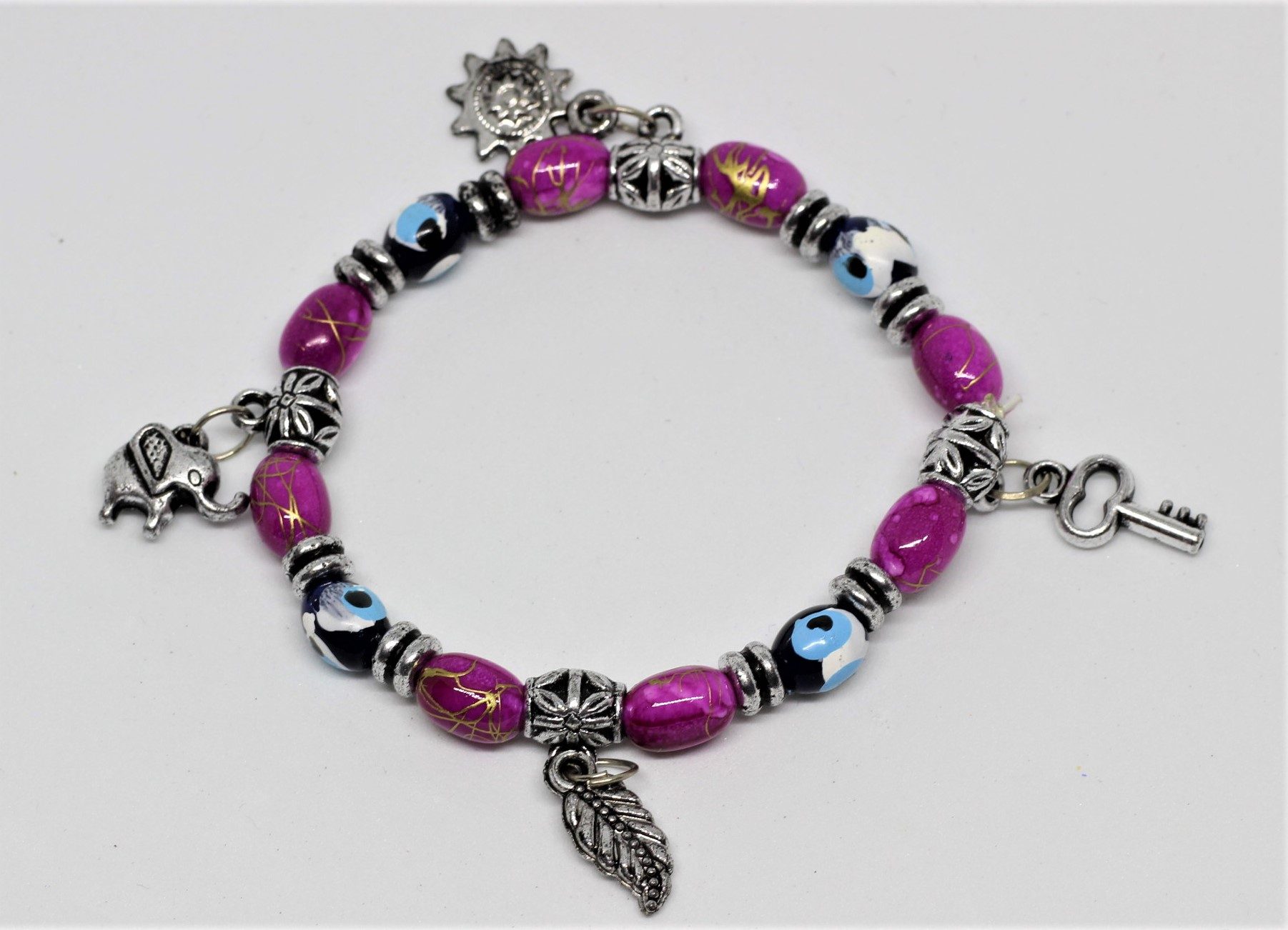 Lucky Eye Bracelet 58 purple 2
