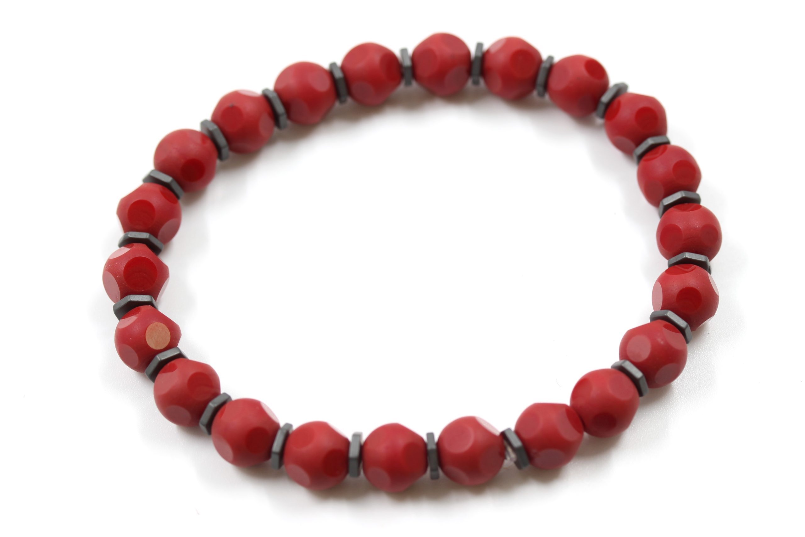 Onyx Red Gem Stone Bracelet