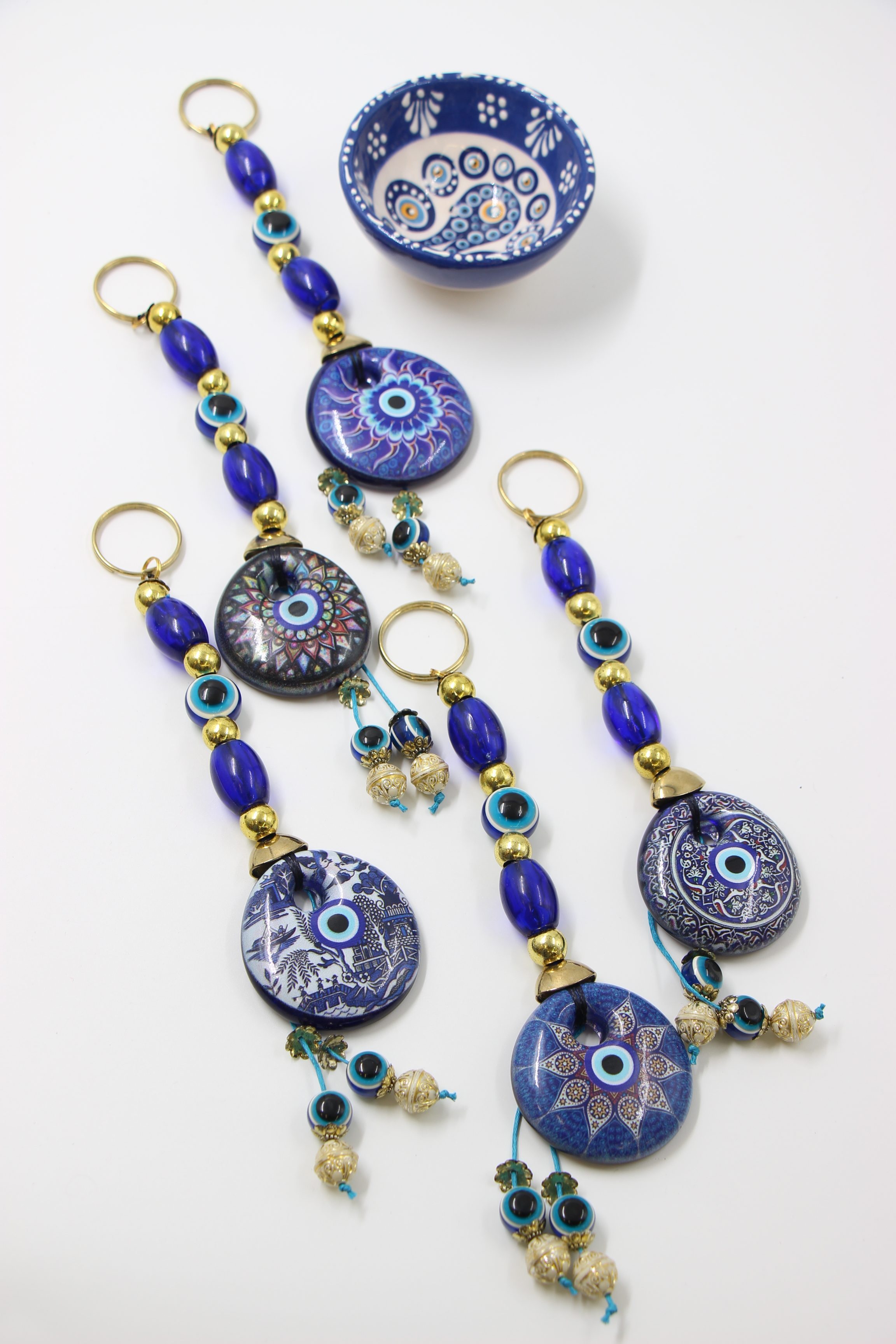 Ornate Evil Eye Wall Hanging Star A