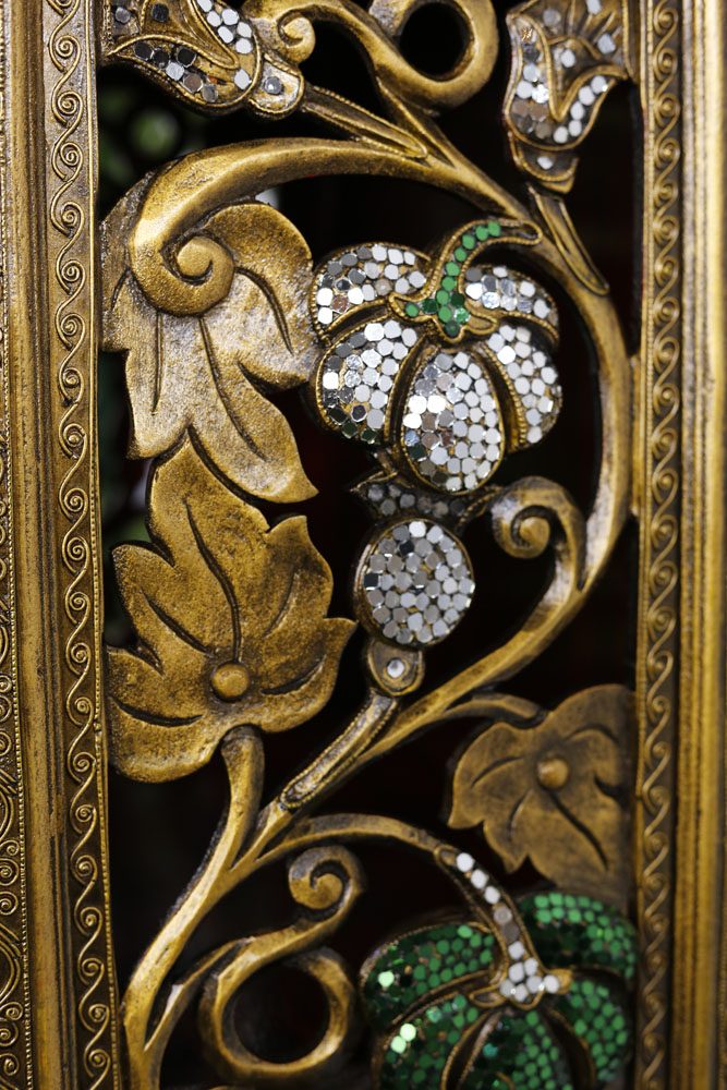 Ornate Tall Cabinet With 2 Cupboards 2 Ornate Tall Cabinet With 2 Cupboards