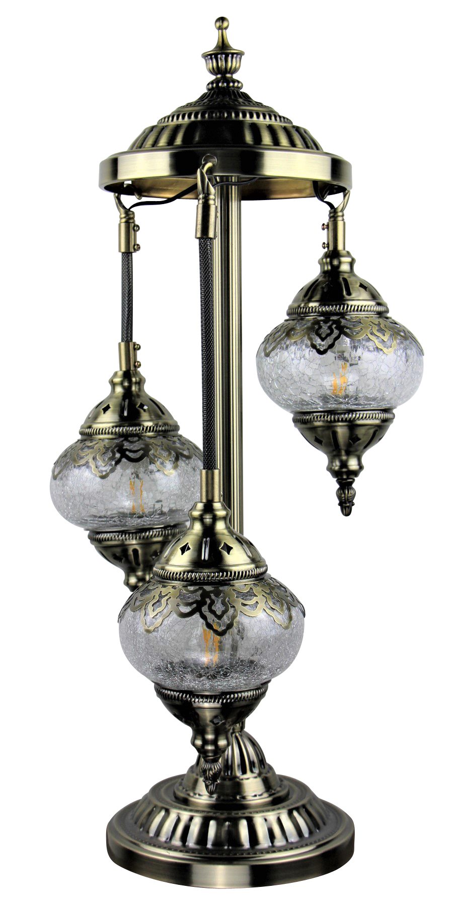 Ottoman Floor Lamp 3 Globe 50
