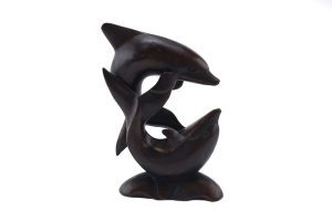Resin Dolphin Pair