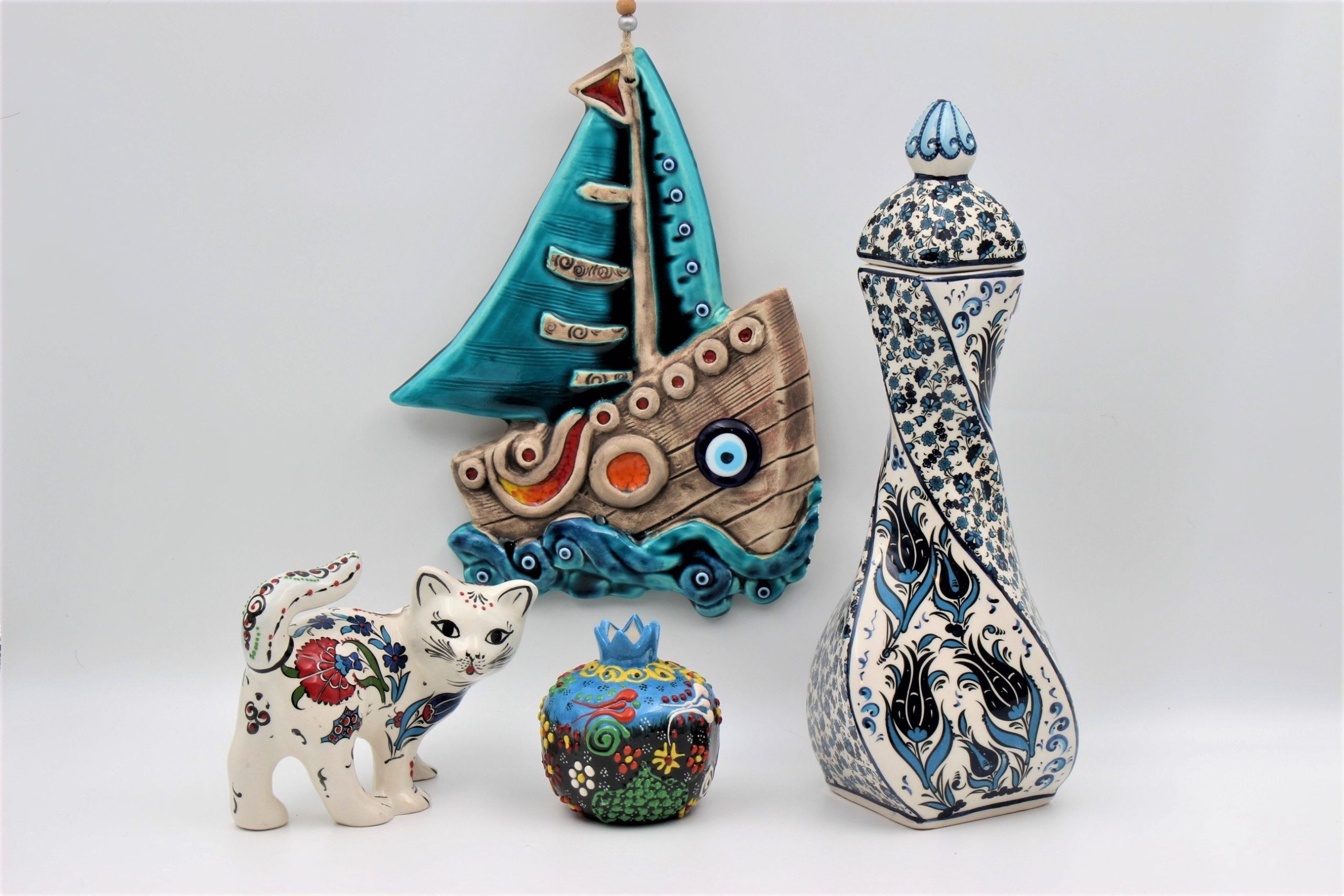 TURKISHLUCKYEYEWALLCERAMICLARGEBOATCW33H