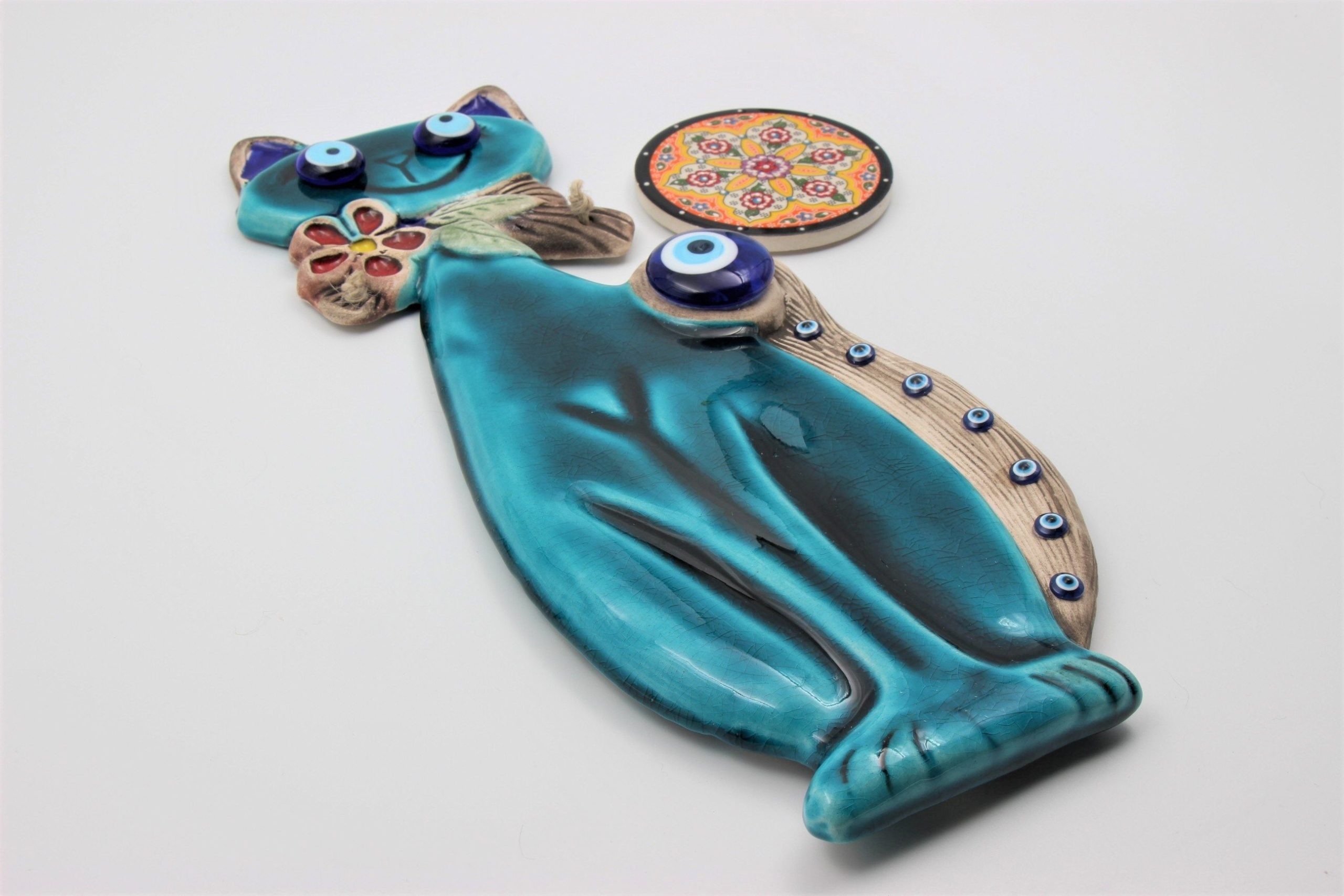 TURKISHLUCKYEYEWALLCERAMICLARGECATCW34