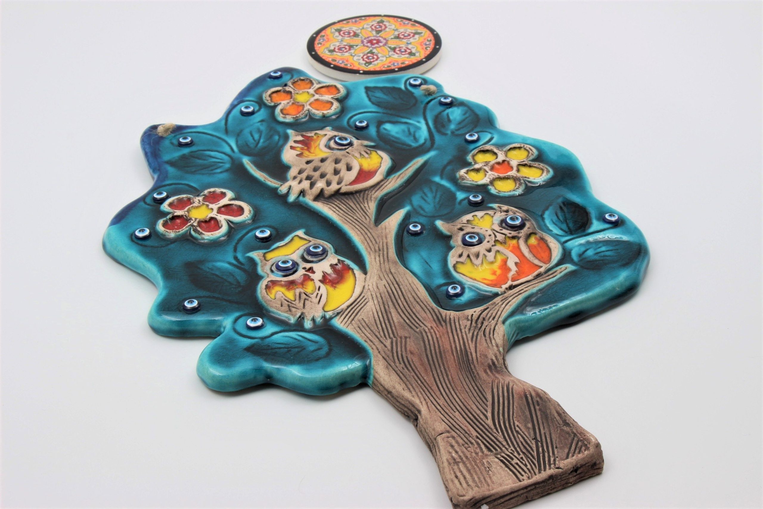 TURKISHLUCKYEYEWALLCERAMICTREECW30