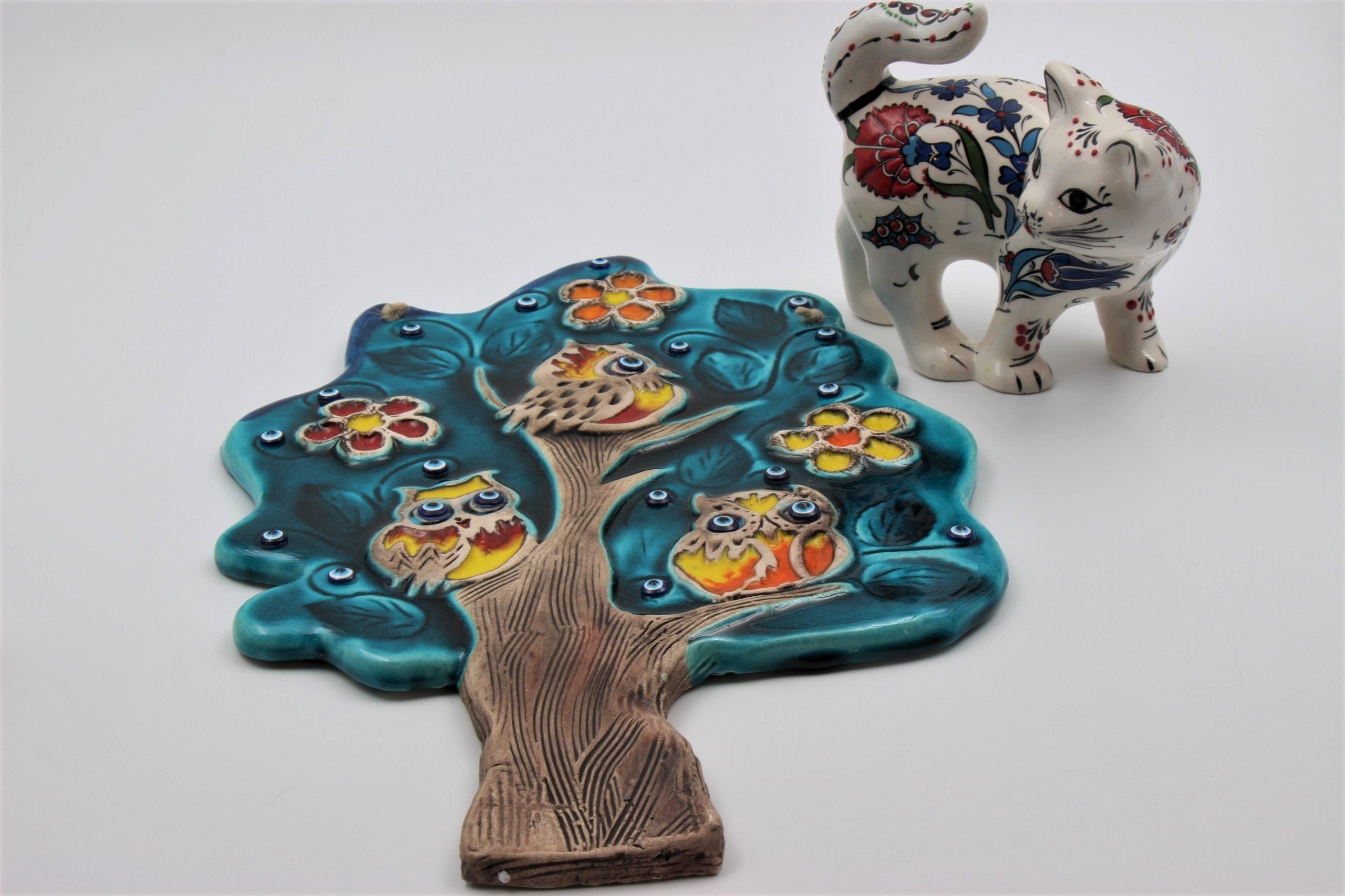 TURKISHLUCKYEYEWALLCERAMICTREECW30B