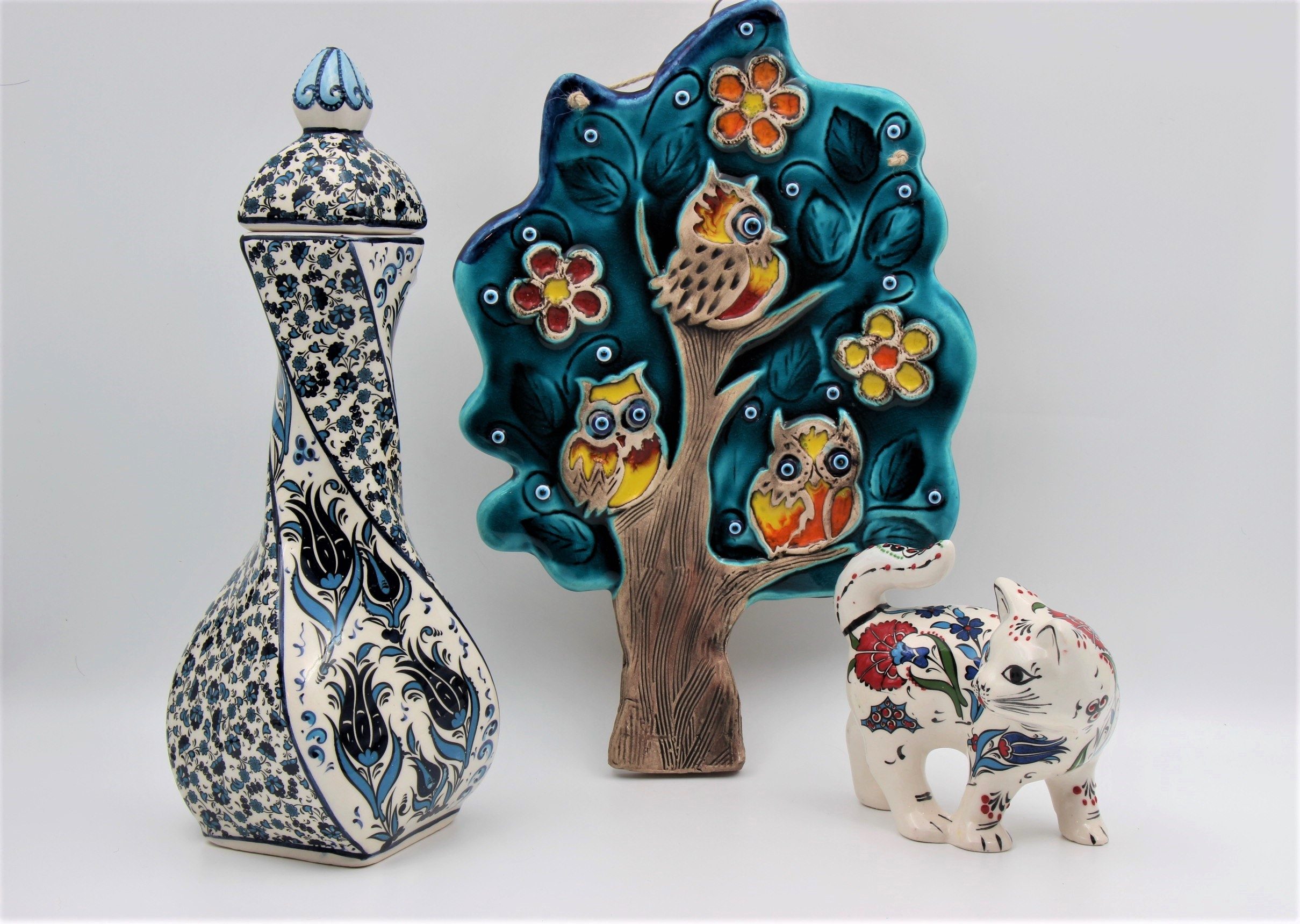 TURKISHLUCKYEYEWALLCERAMICTREECW30J