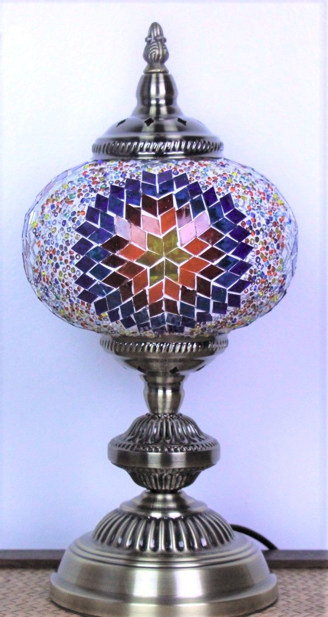 Table Lamp Large Mosaic Shattered Star 3