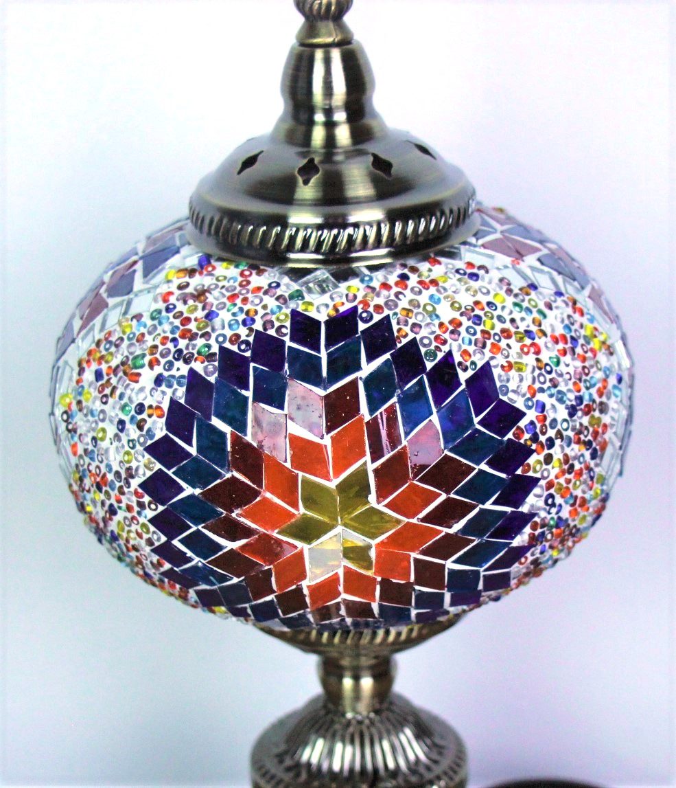 Table Lamp Large Mosaic Shattered Star 4