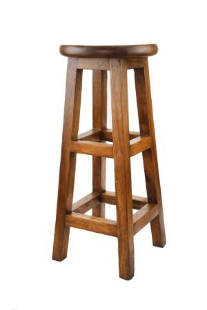 Tall Wooden Stool