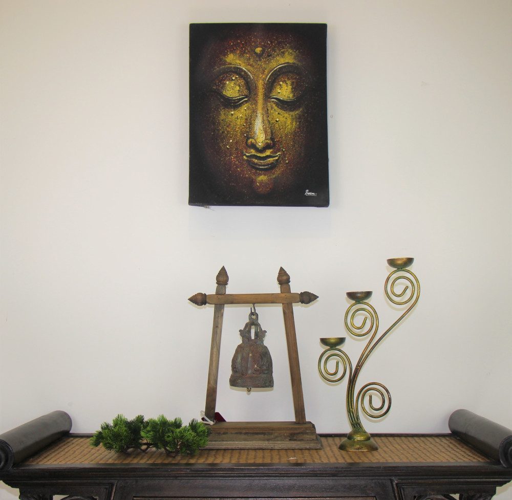 Teak Single Brass Bell 10