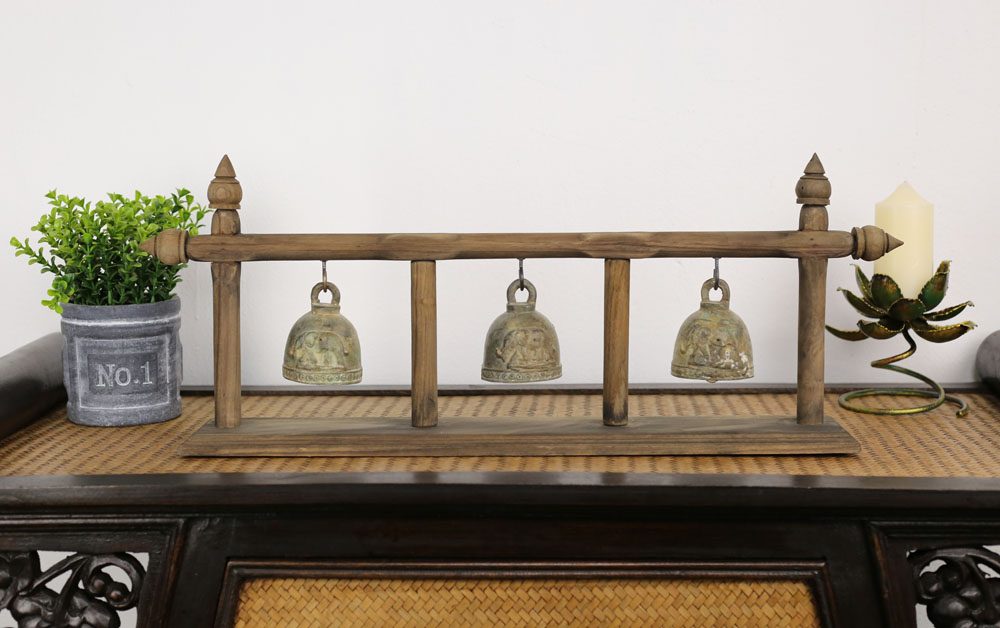 Teak 3 Brass Bell 1 Teak 3 Brass Bell