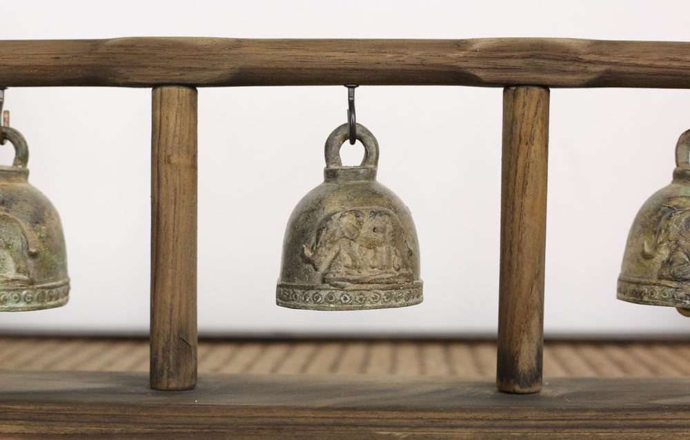 Teak 3 Brass Bell 2 Teak 3 Brass Bell