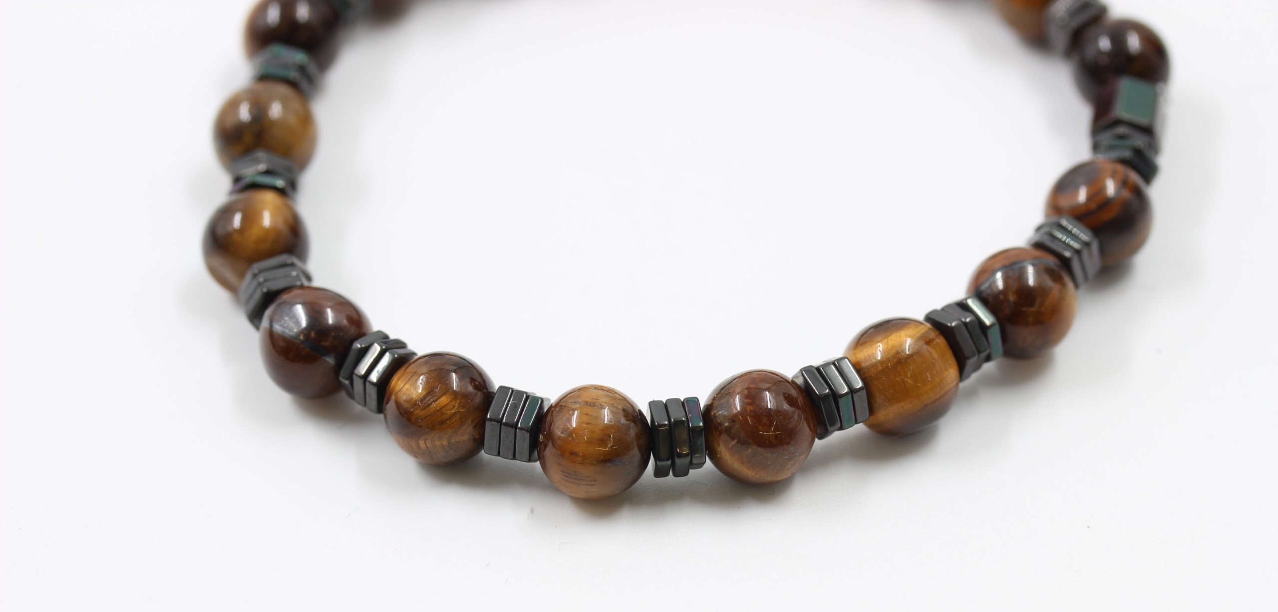 Tigers Eye Gem Stone Bracelet 1